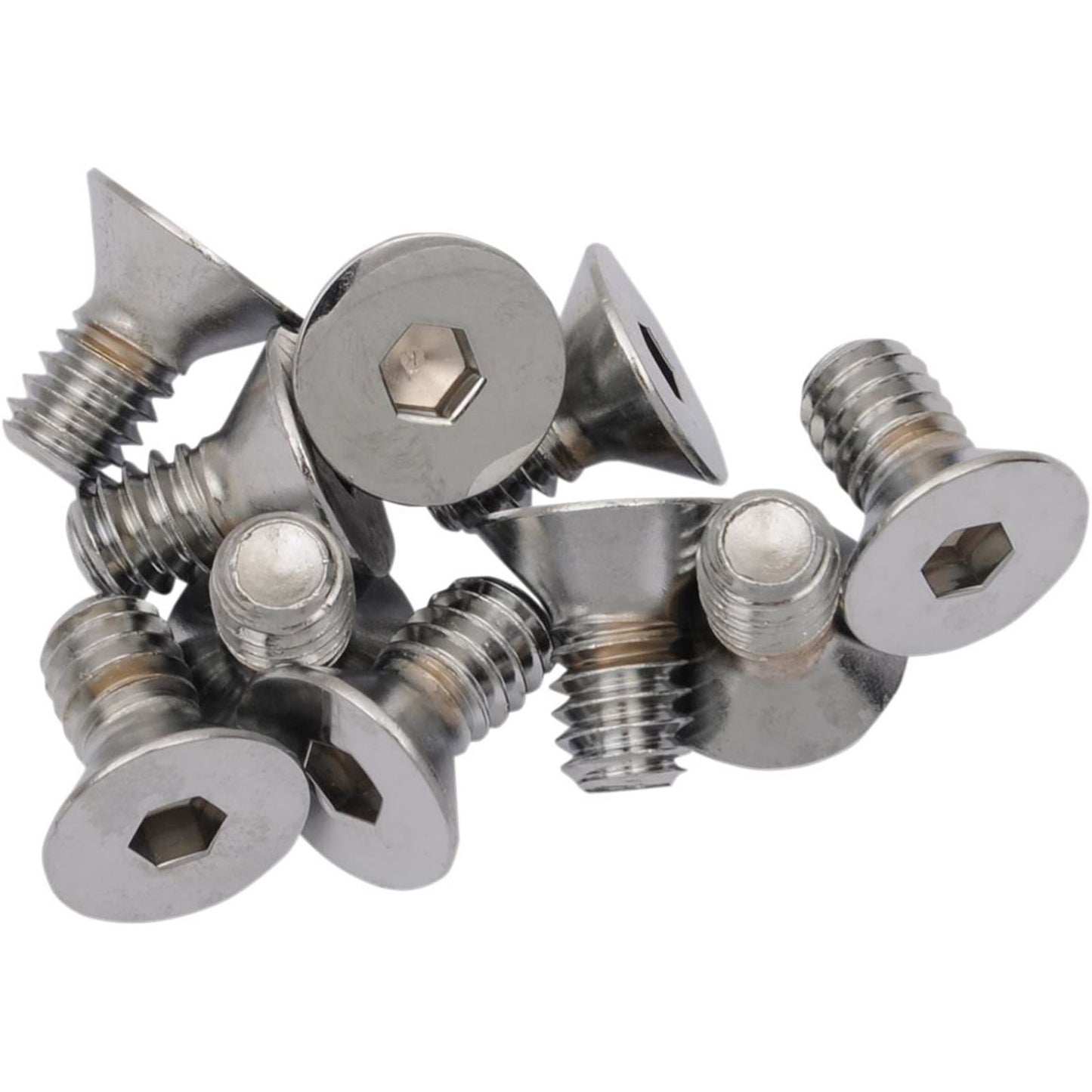 Drag Specialties 1/4X20X5/8 Chrome Flat Head DS192358_252915