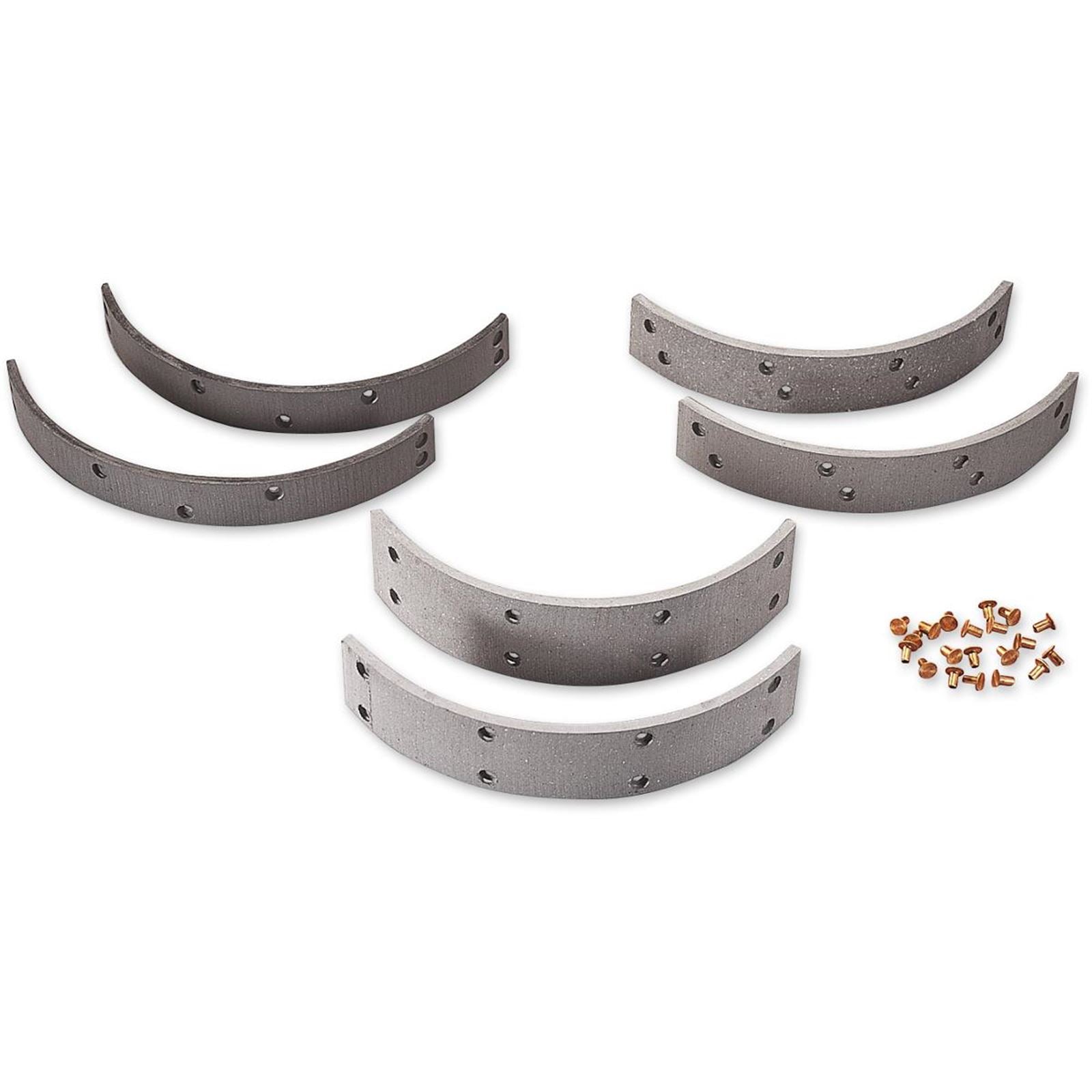 Drag Specialties Front Brake Linings and Rivets DS-325396_252995