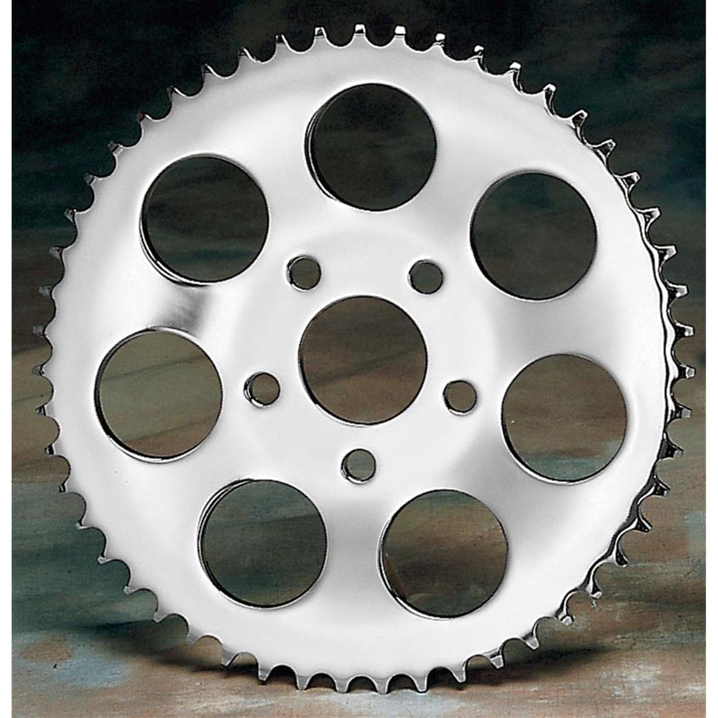 Drag Specialties Rear Wheel Sprocket - 49-Tooth - Chrome DS-325356_253011