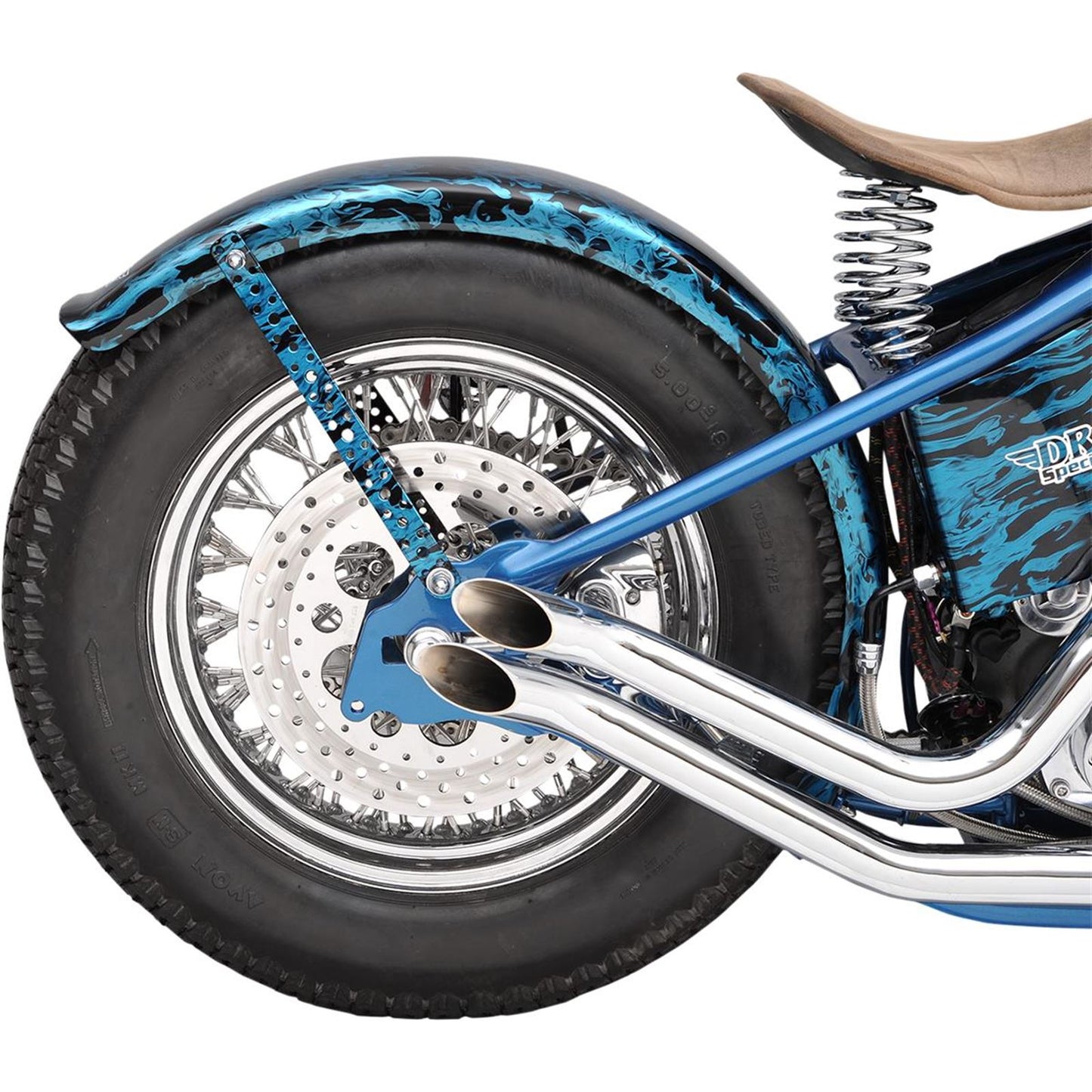 Drag Specialties Drilled Brake Rotor - Rear - 11.5" for Harley-Davidson DS325092_253062