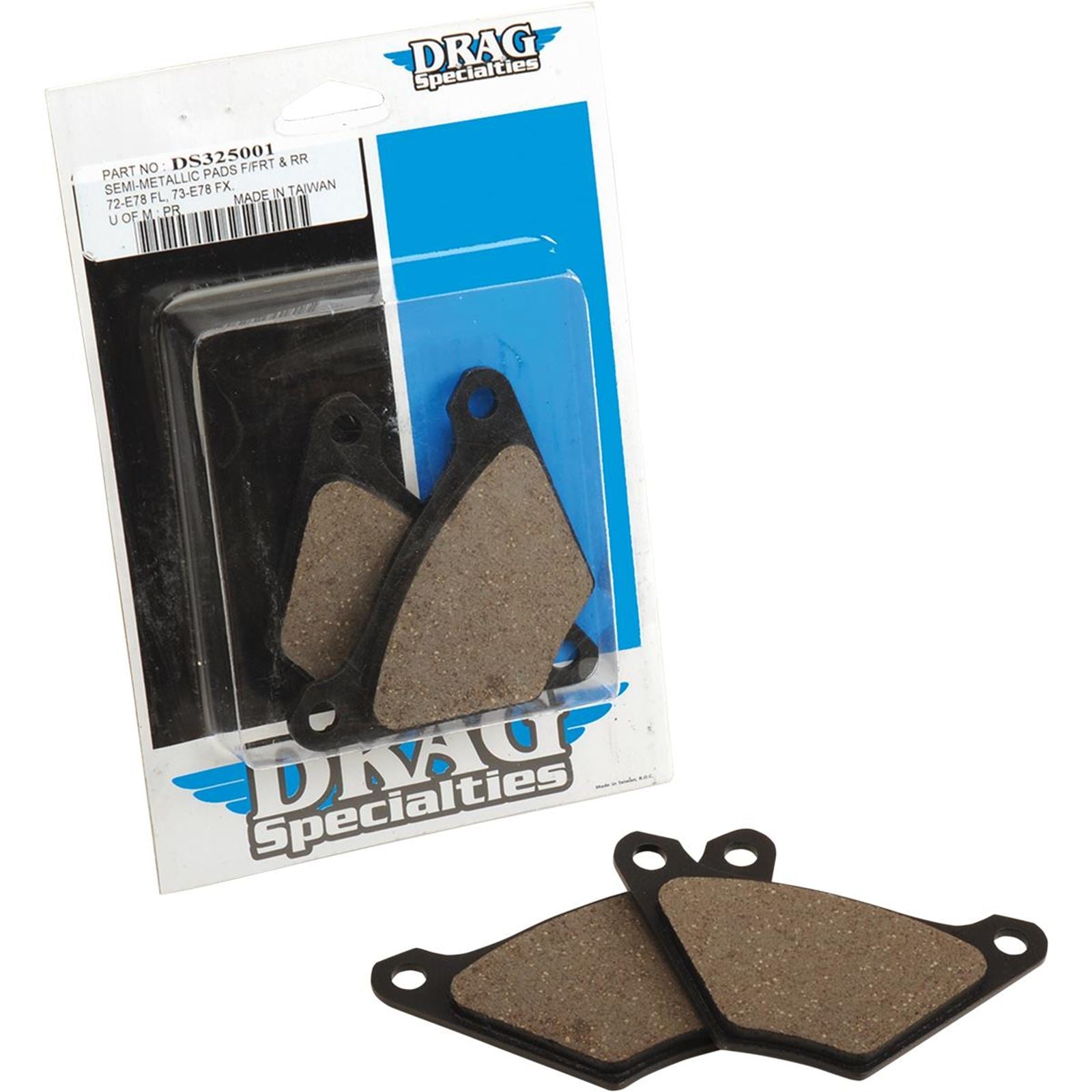 Drag Specialties Semi Metallic Brake Pads DS-325001_253067
