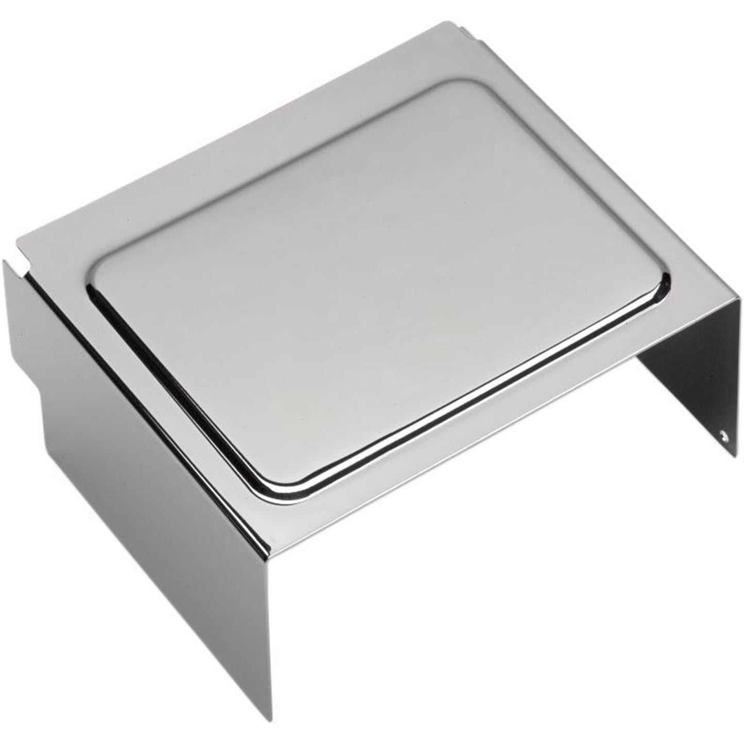 Drag Specialties Battery Cover - Raised - Chrome DS324126_253076