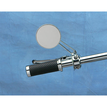 Drag Specialties Round Mirror with Short Stem DS-302155_253166