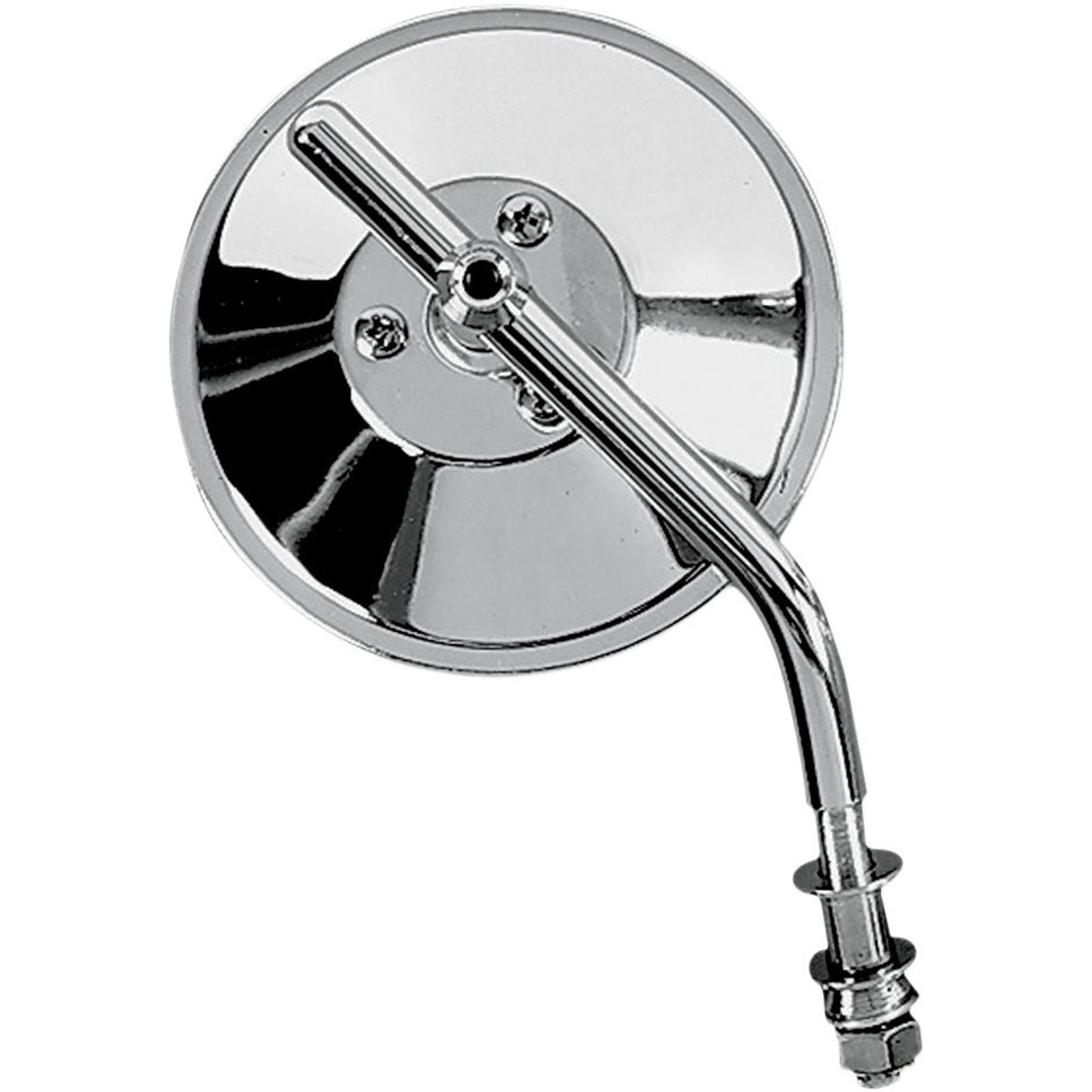 Drag Specialties 4" Round Mirror - Adjustable Stem DS-302050_253179