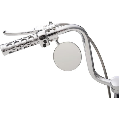 Drag Specialties 4" Round Mirror - Adjustable Stem DS-302050_253180