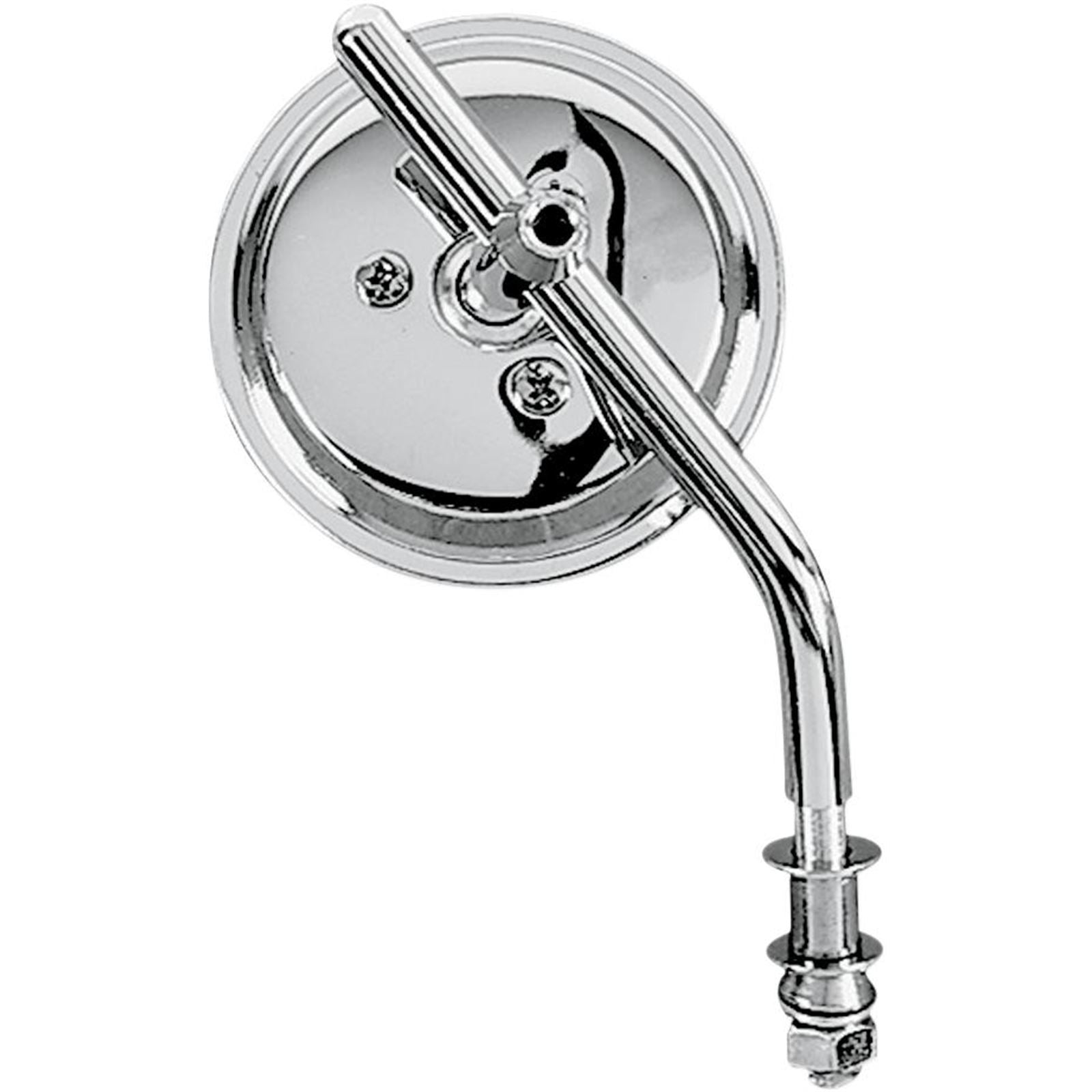 Drag Specialties 3" Round Mirror - Adjustable Stem DS-302051_253181