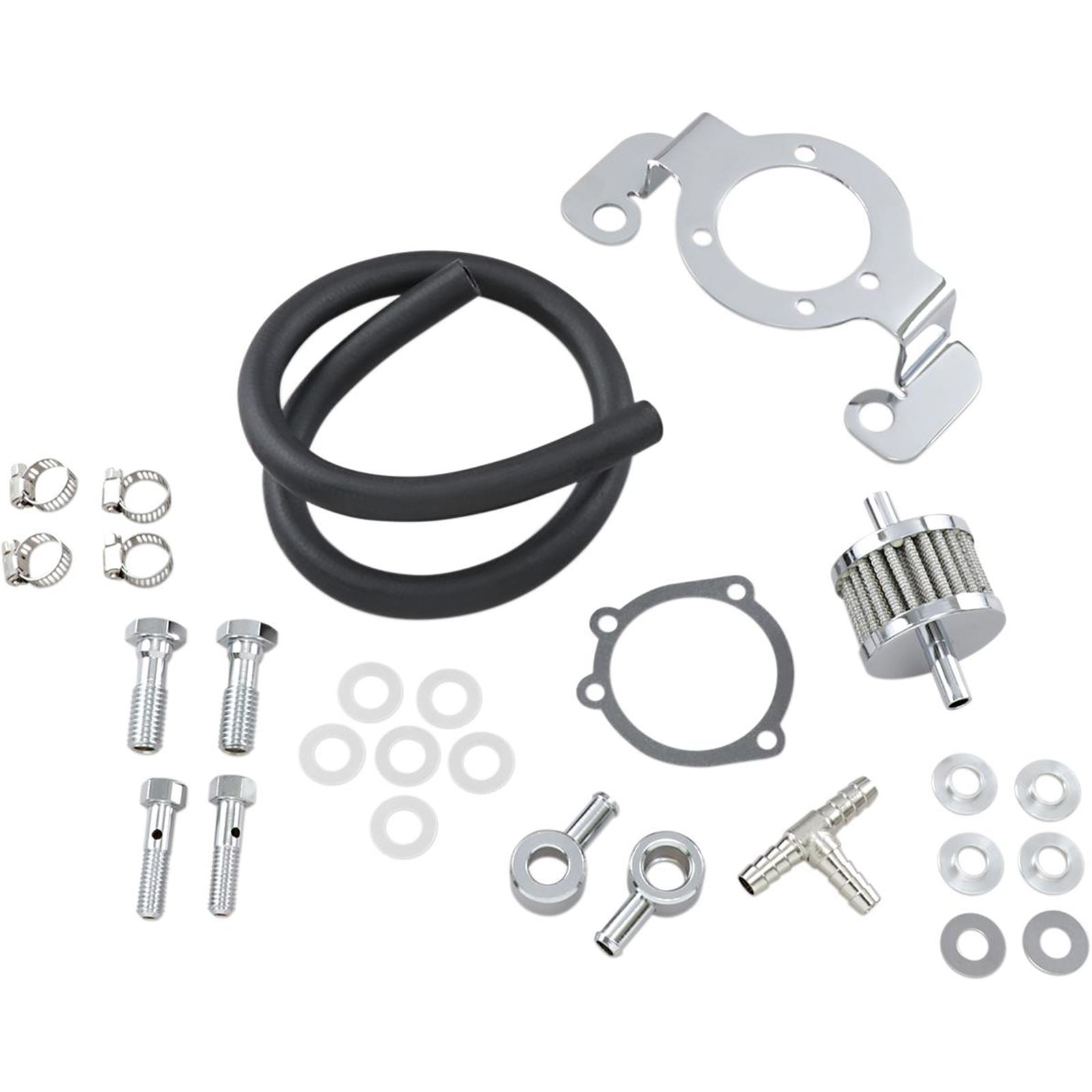 Drag Specialties Carburetor Support/Breater 93-14Big Twin DS-289082_253296
