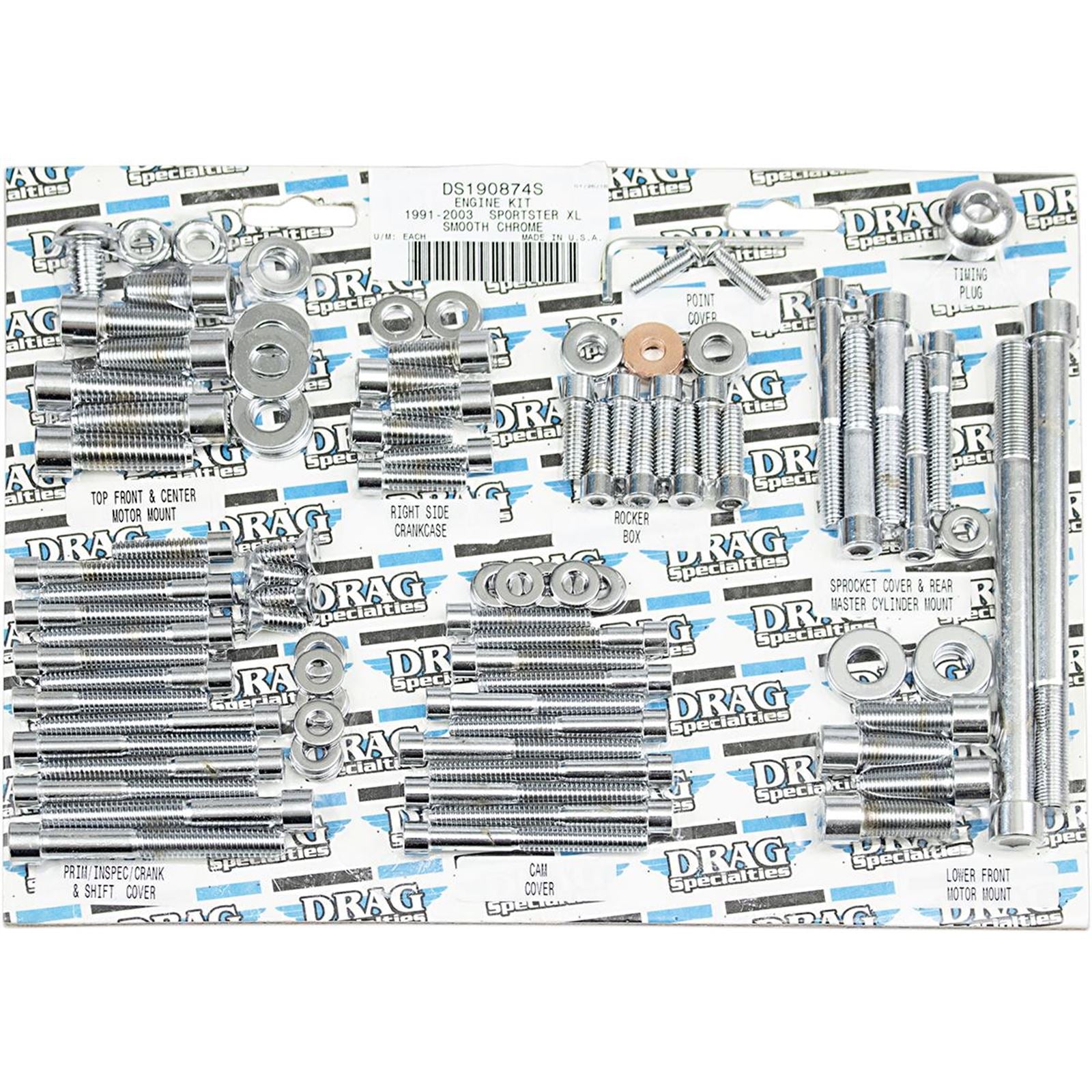 Drag Specialties Smooth Socket Motor  91-03 XL [MPN: DS-190874S]_253449