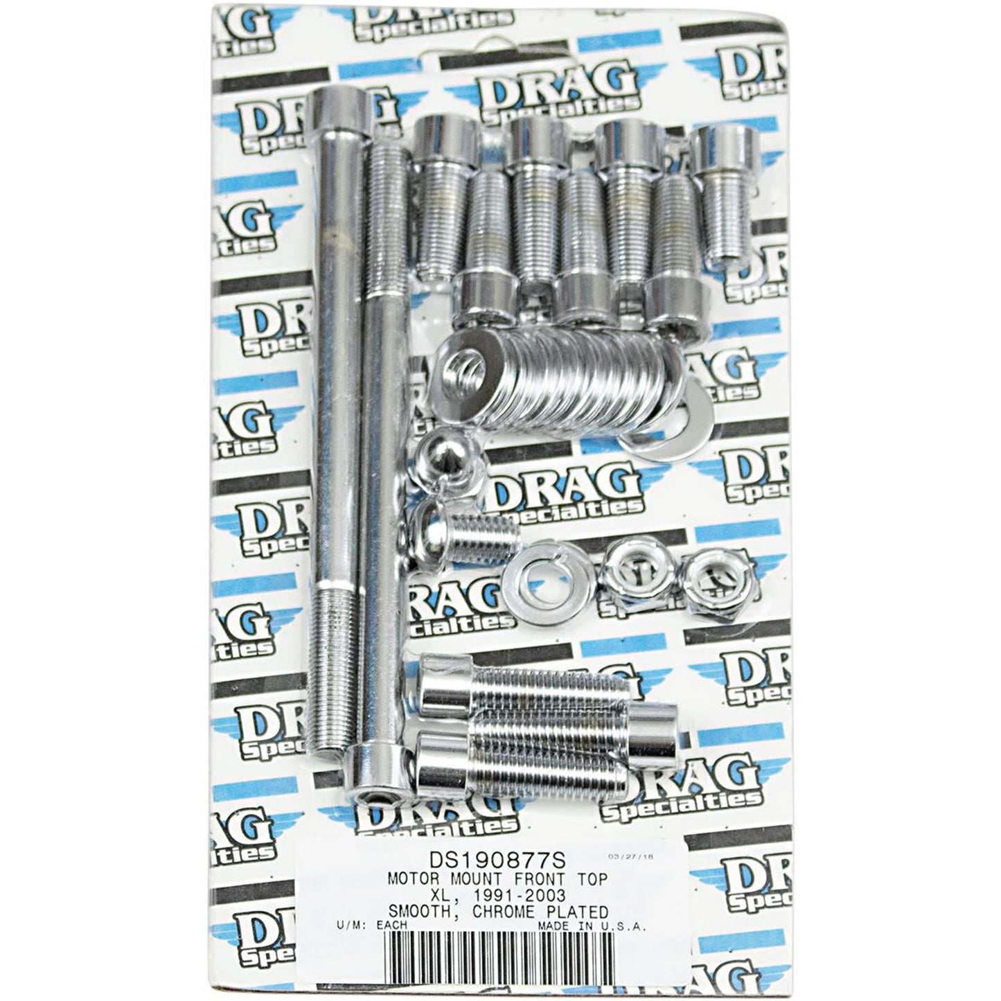 Drag Specialties Smooth Motor Mount Set 91-03XL DS-190877S_253451