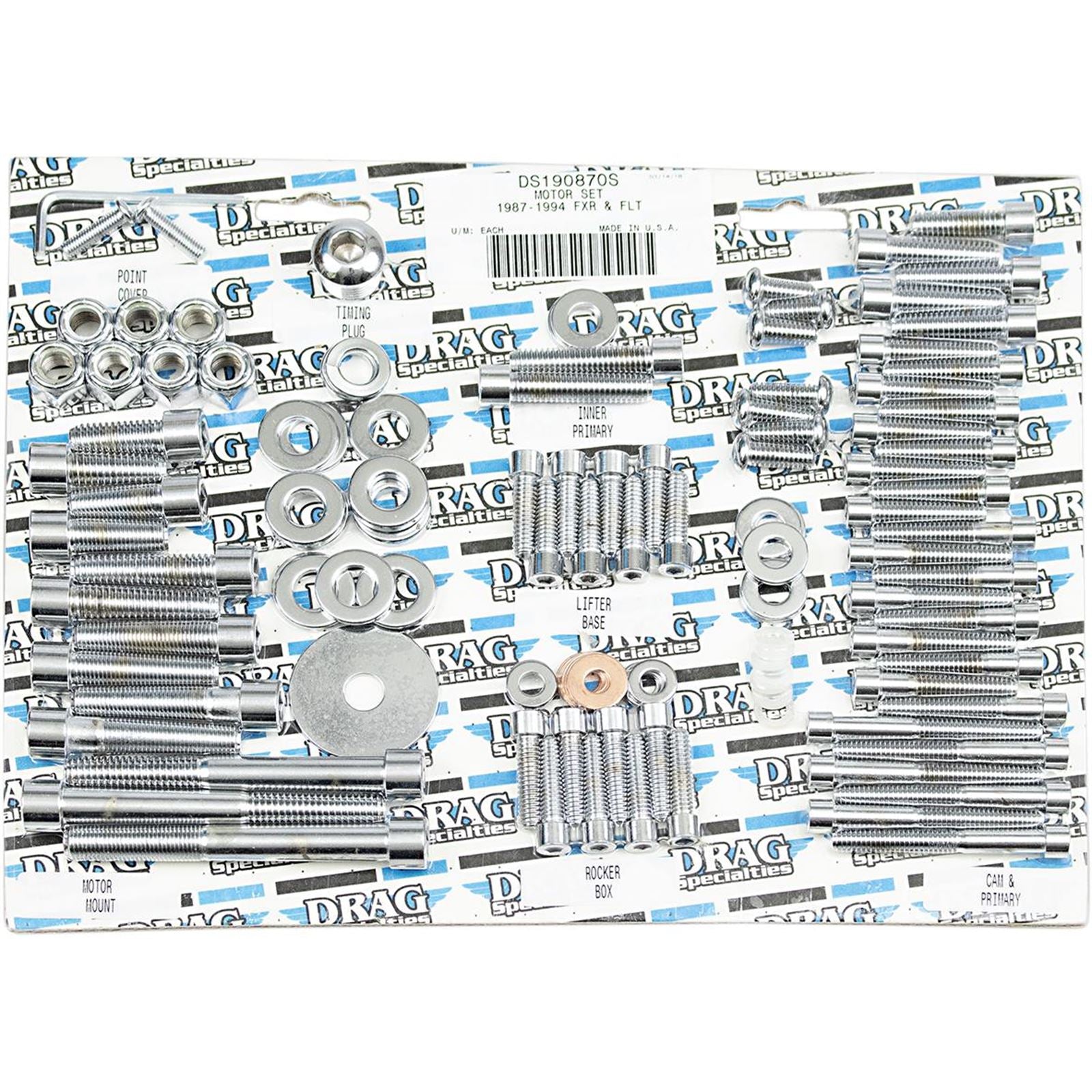 Drag Specialties 87-94 FXR,FLT Smooth Motor Kit DS-190870S_253456