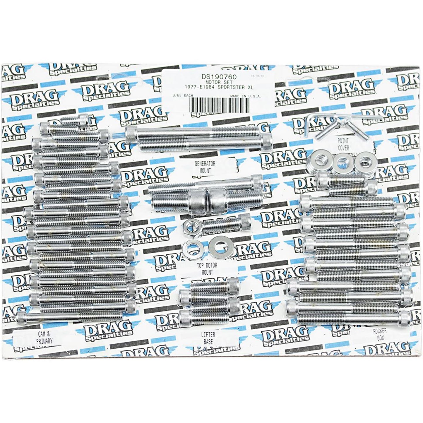 Drag Specialties Socket Head Motor XL 77-84 DS-190760_253558