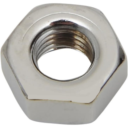 Drag Specialties 1/4"-28 Chrome Hex Nut DS-190658_253588