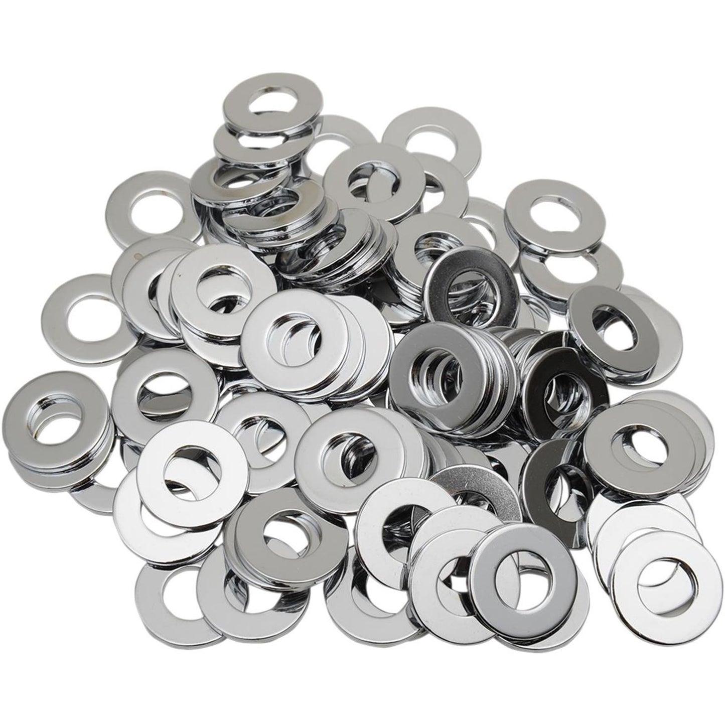 Drag Specialties 1/4" Chrome Flat Washer DS-190654_253602