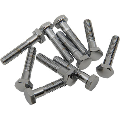 Drag Specialties 1/4"-20x1" Chrome Hex Head DS-190604_253693