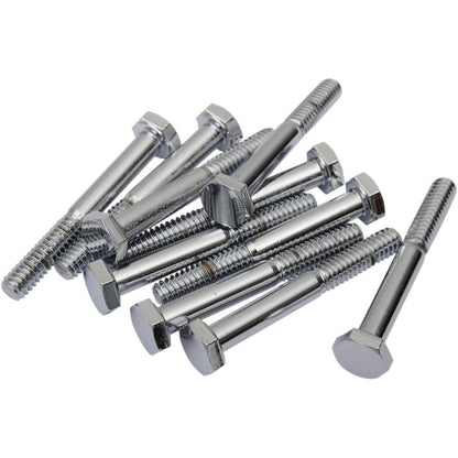 Drag Specialties 1/4"-20x2" Chrome Hex Head DS-190608_253701