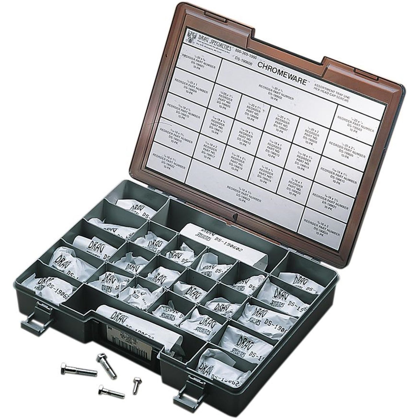 Drag Specialties Hex Head Bolt Assortment Coarse-Thread DS-190600_253708