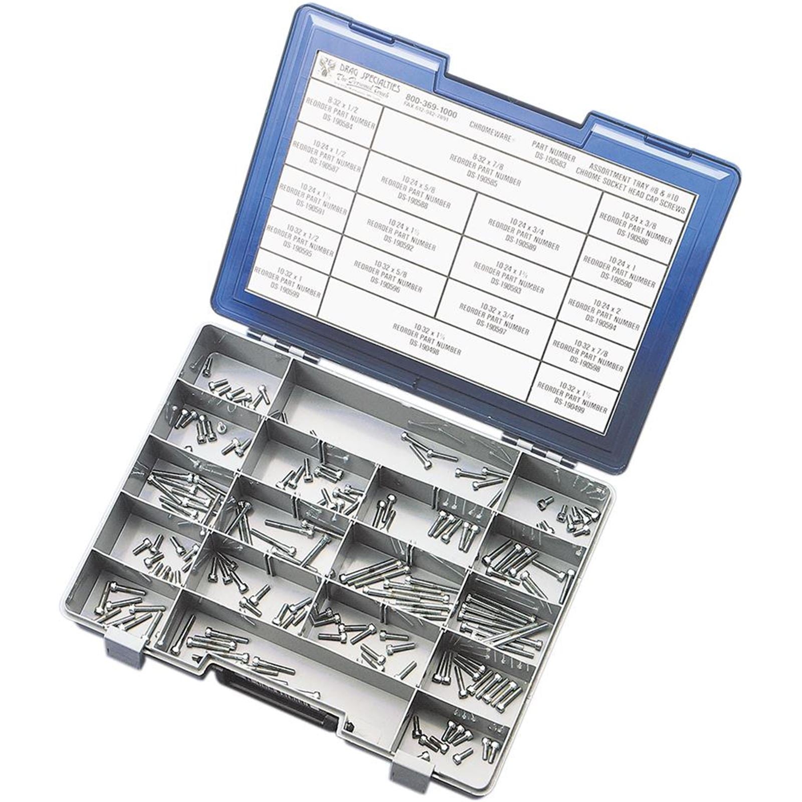 Drag Specialties 8&10-32 Smooth Socket Head Assortment DS-190583S_253750