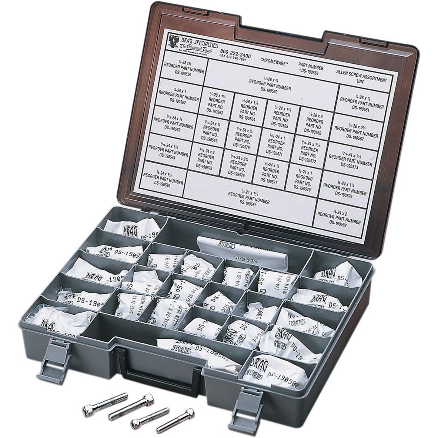 Drag Specialties Assortment Unified Fine Coarse Thread -Socket Belt DS-190558_253836