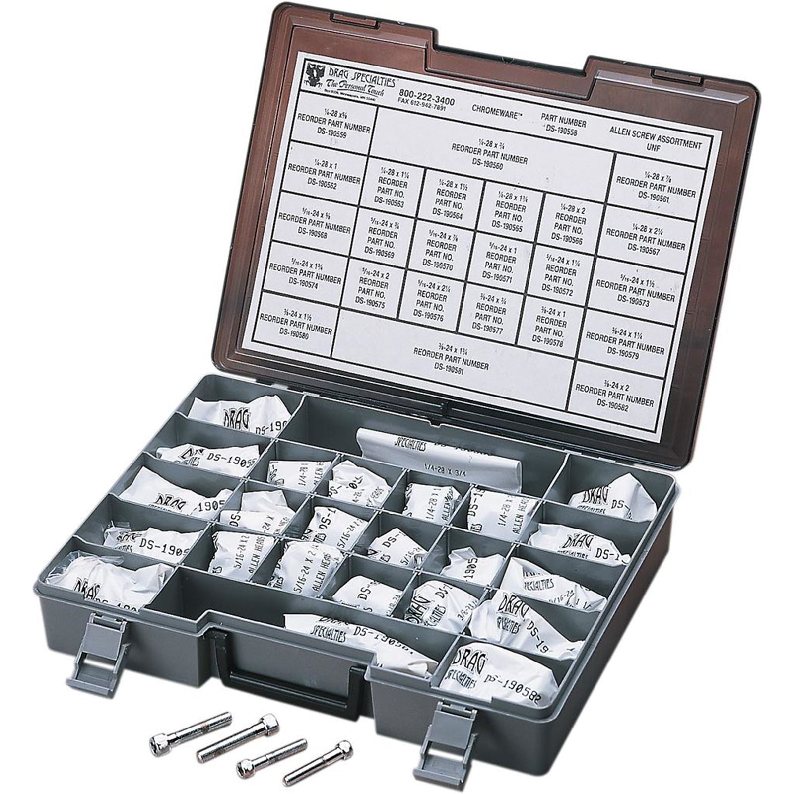 Drag Specialties Assortment Unified Fine Coarse Thread -Socket Belt DS-190558_253836