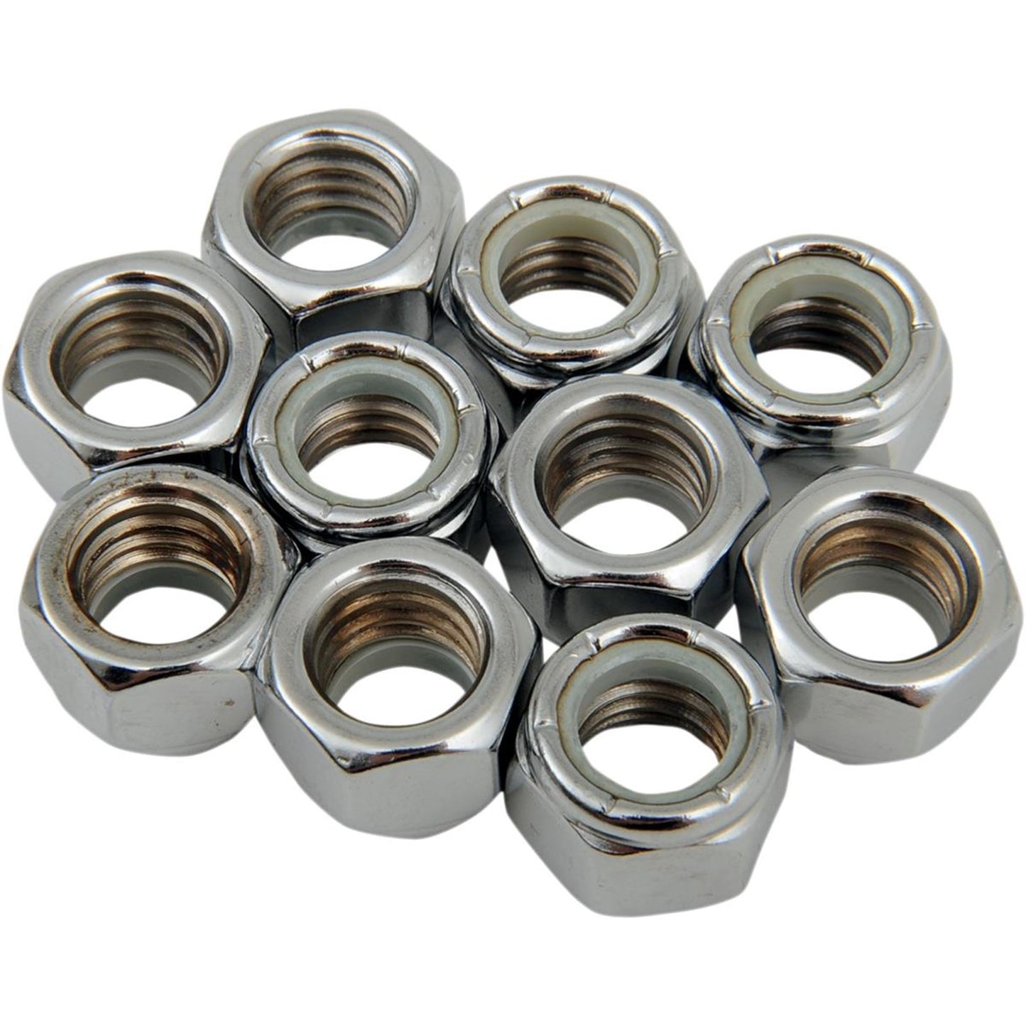 Drag Specialties 7/16-14 Chrome Nylon Nut DS-190530_253884