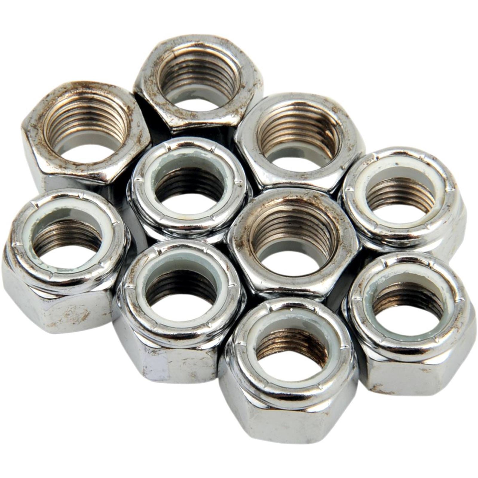 Drag Specialties 7/16-20 Chrome Nylon Nut DS-190531_253885