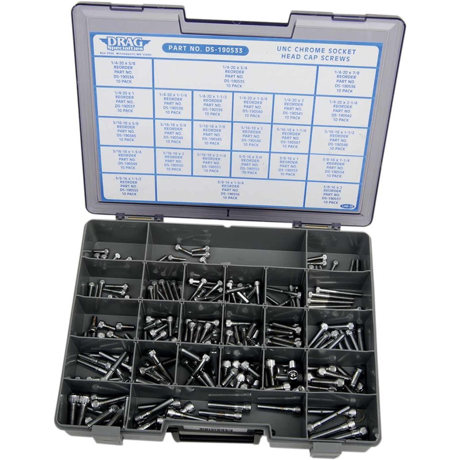 Drag Specialties Assortment Unified National Coarse Socket Bolt DS-190533_253887