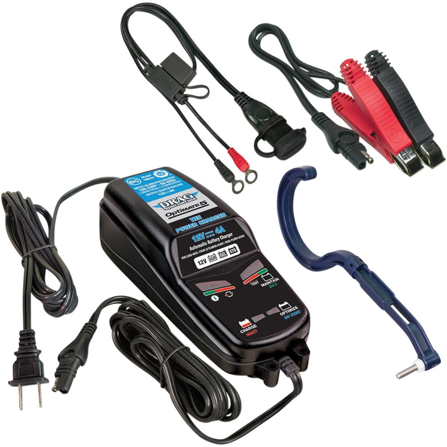 Drag Specialties Optimate 5 The Power Charger / Tester / Maintainer 3807-0467_253897