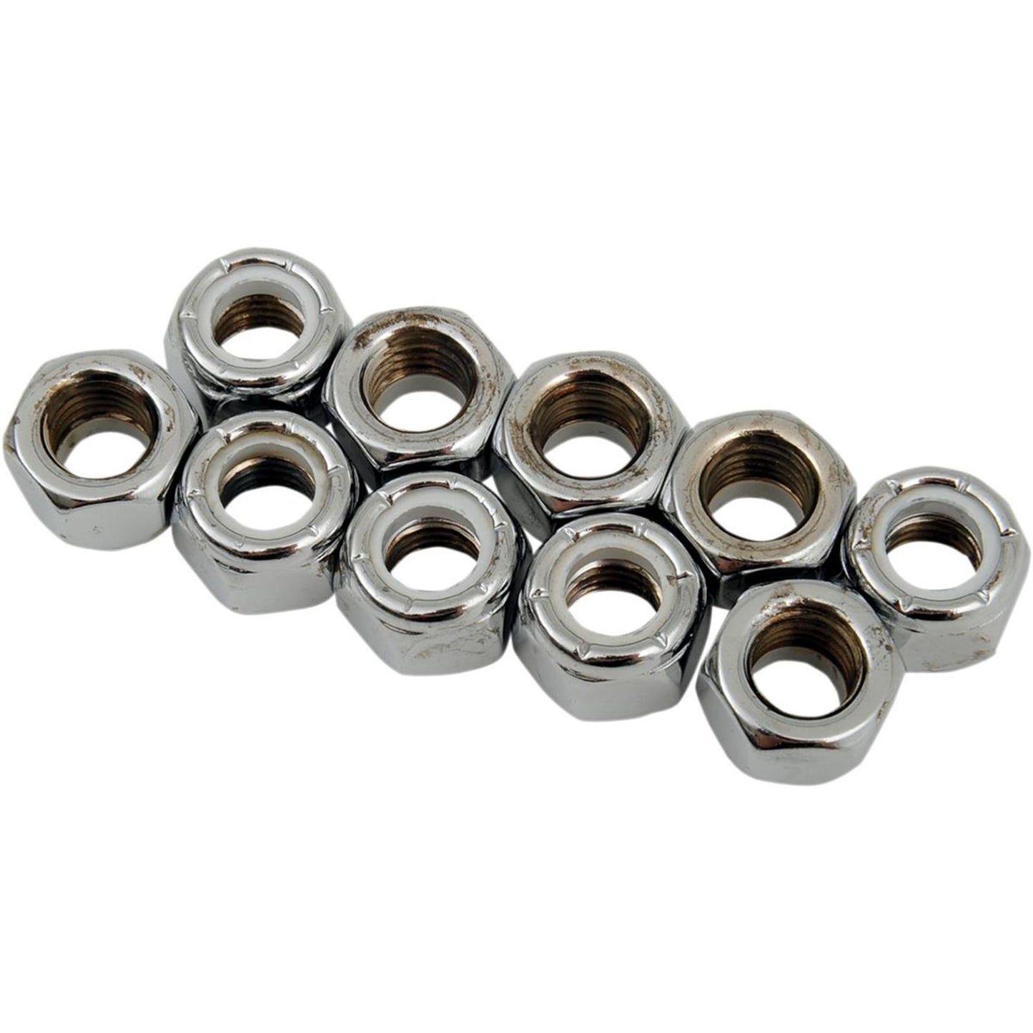 Drag Specialties 5/16-24 Chrome Nylon Nut DS-190527_253901
