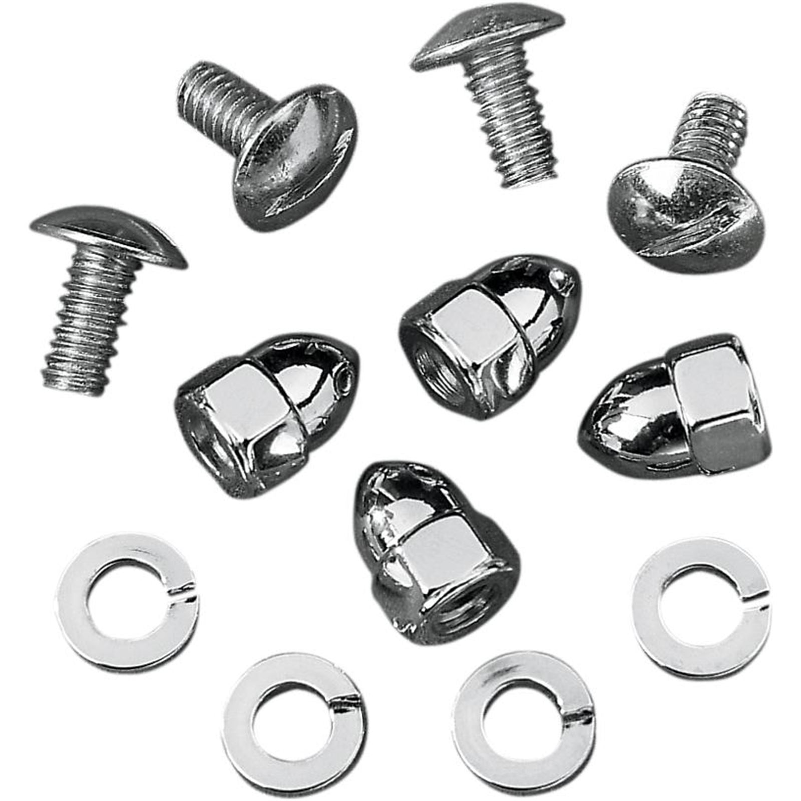Drag Specialties License Plate Fasteners - Acorn Nuts DS-190190_253947