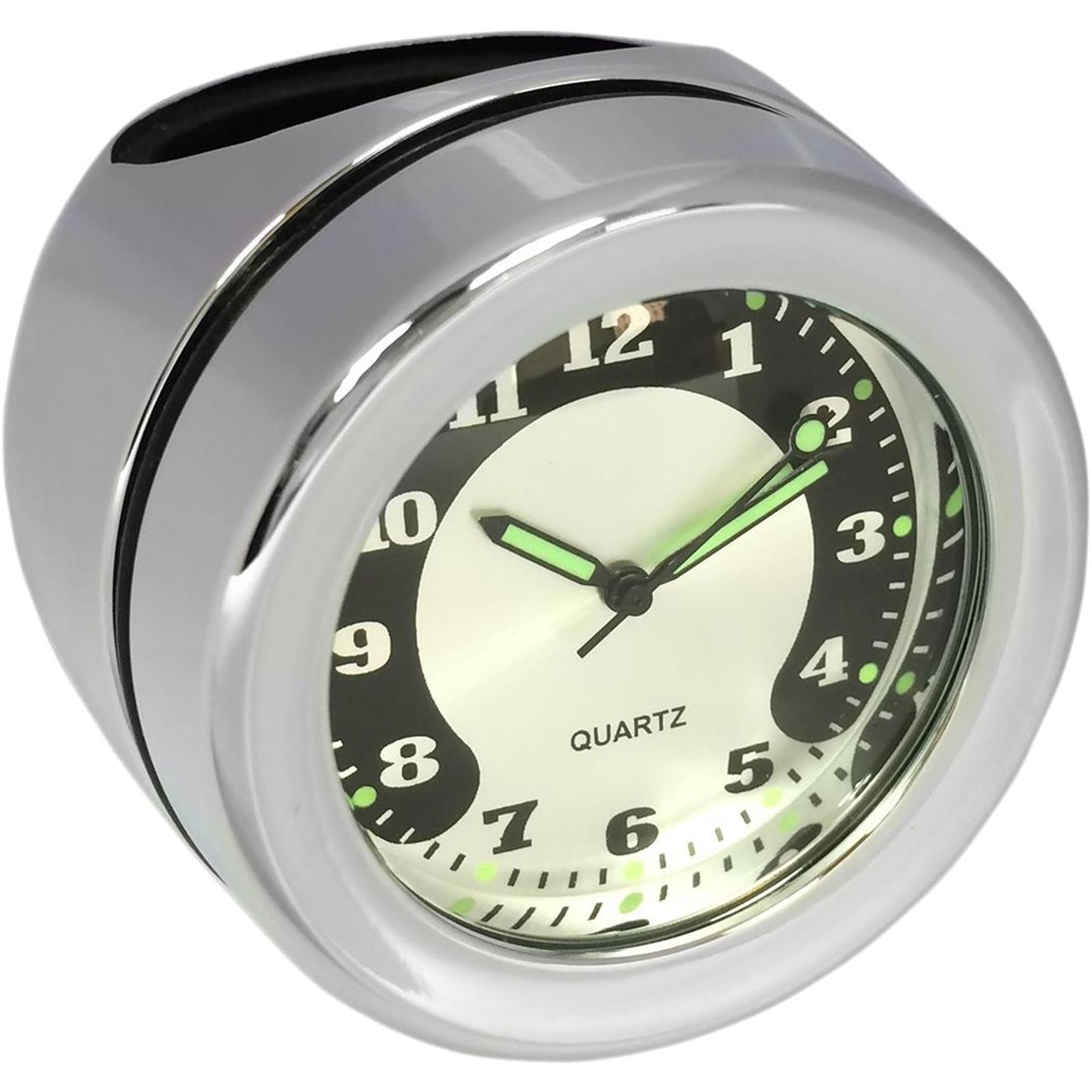 Drag Specialties Handlebar Mount Clock - Chrome - For 1.25" Bar 2212-0727_254006