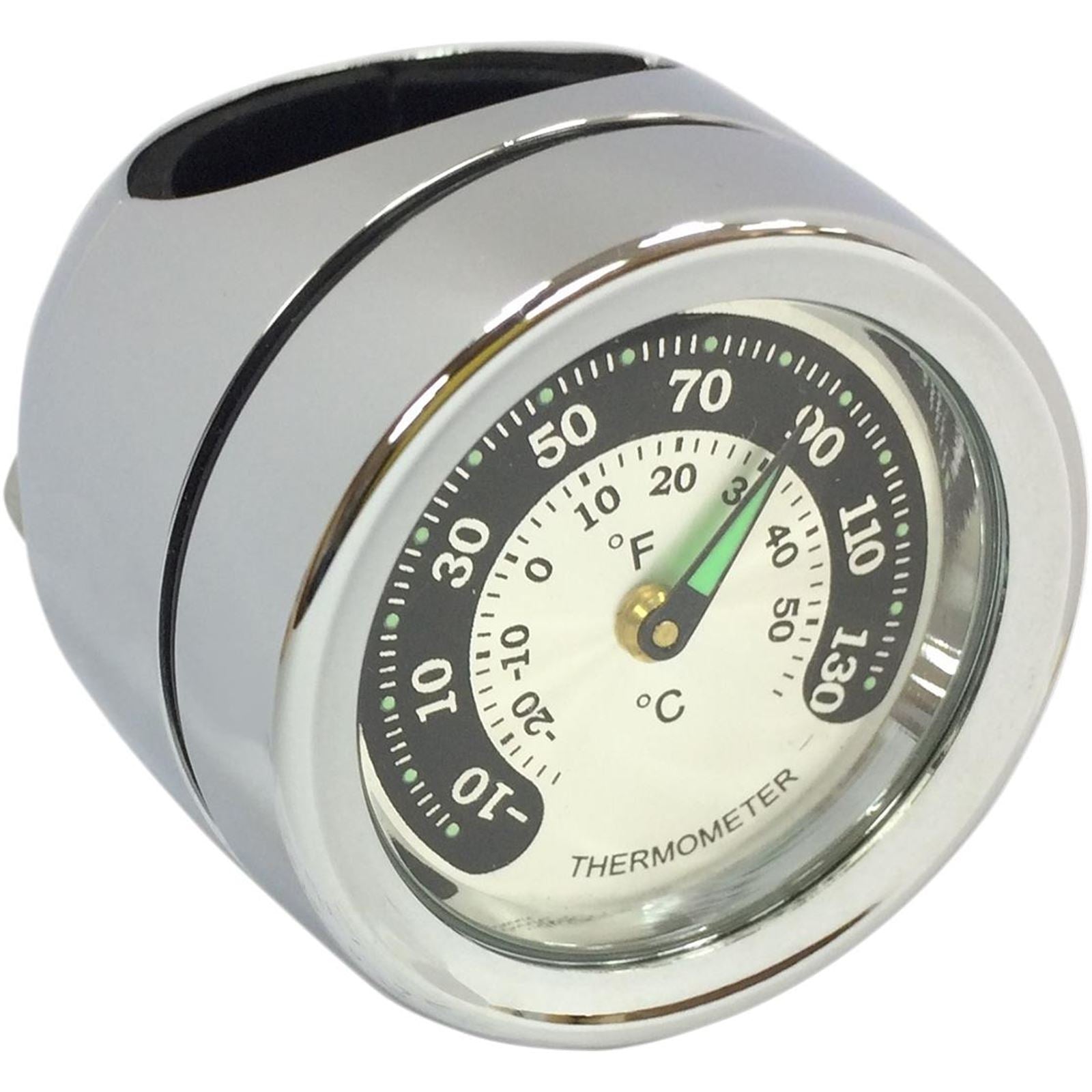 Drag Specialties Handlebar Mount Thermometer - Chrome - For 1" Bar 2212-0724_254016