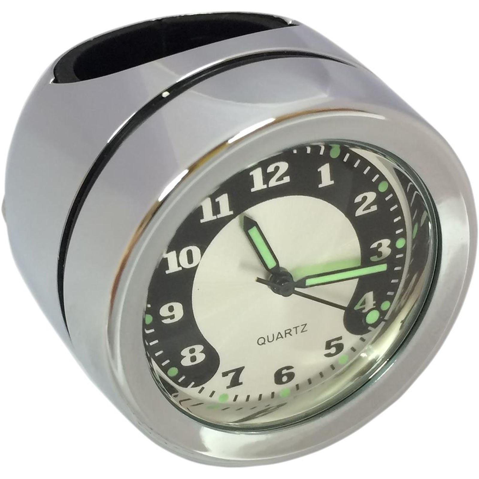 Drag Specialties Handlebar Mount Clock - Chrome - For 1" Bar 2212-0725_254017