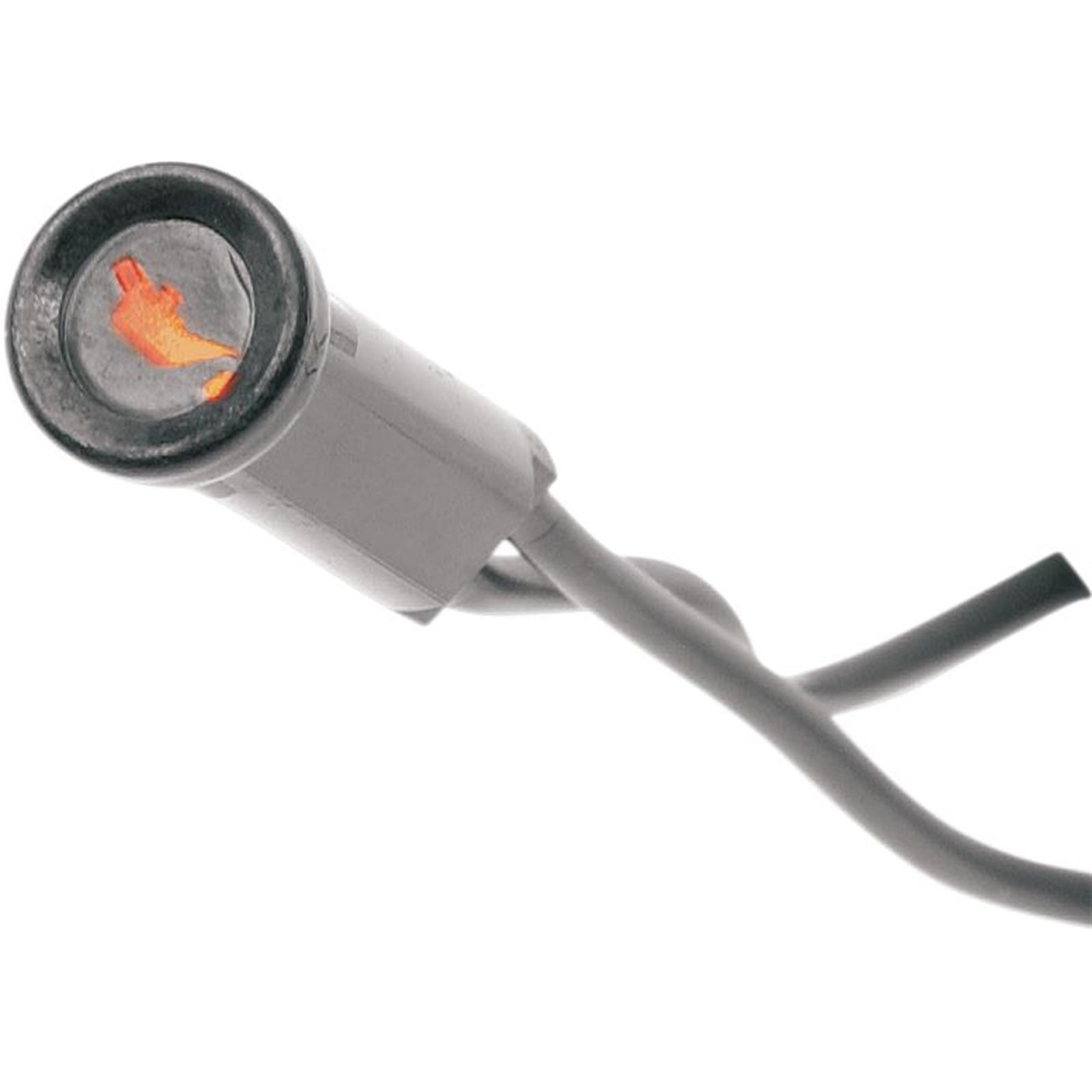 Drag Specialties Snap-In Indicator Light - Oil Indicator - Black Bezel 2212-0107_254023