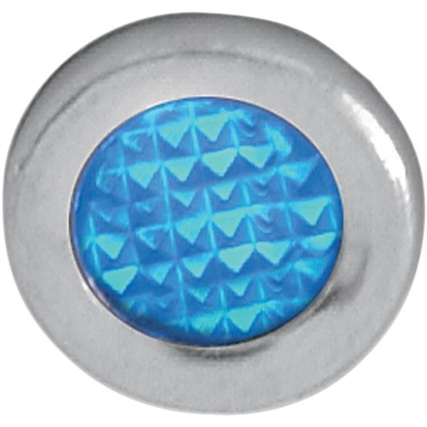 Drag Specialties Snap-In Indicator Light - Blue - Stainless Steel Bezel 2212-0109_254026