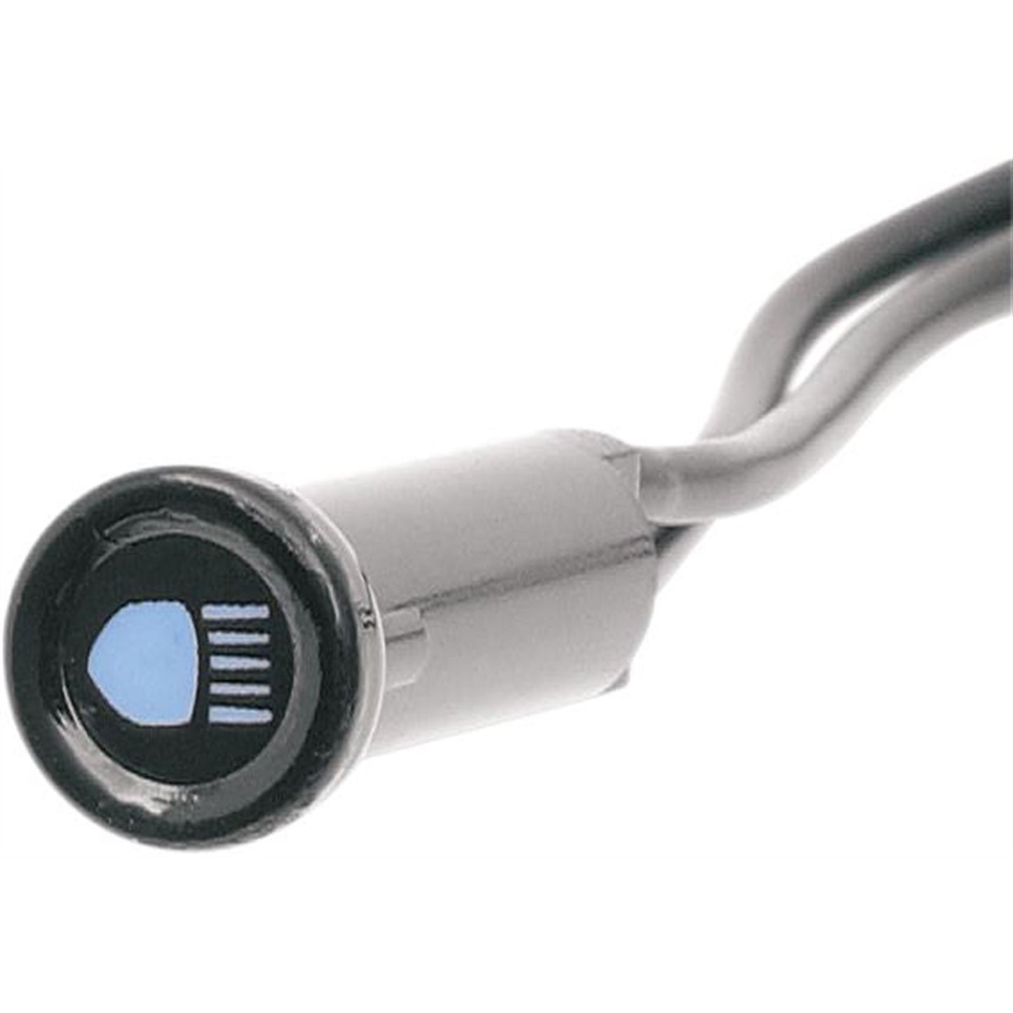 Drag Specialties Snap-In Indicator Light - High Beam - Black Bezel 2212-0105_254036