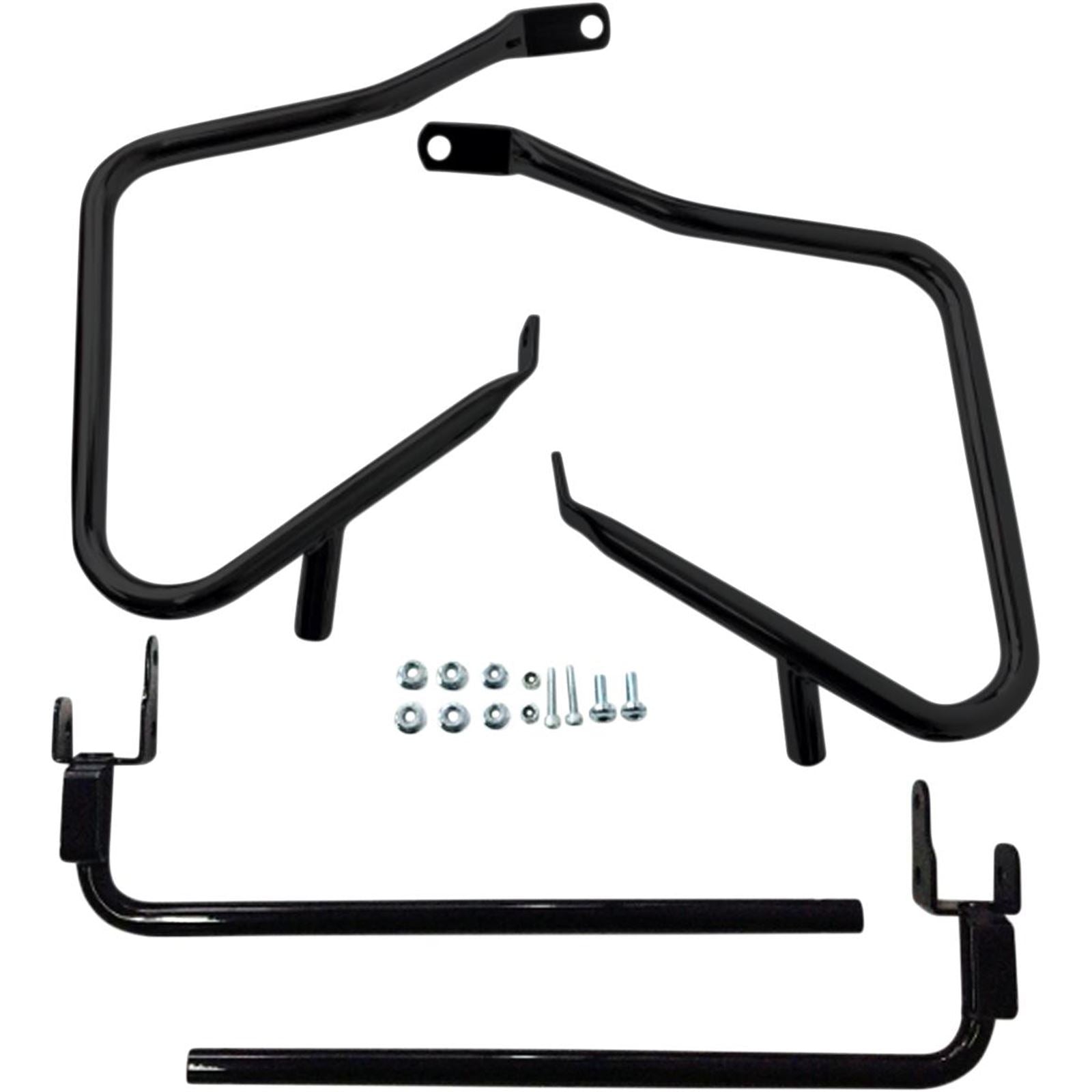 Drag Specialties Saddlebag Support Kit - 14-19 FLT - Black 3501-1242_254061