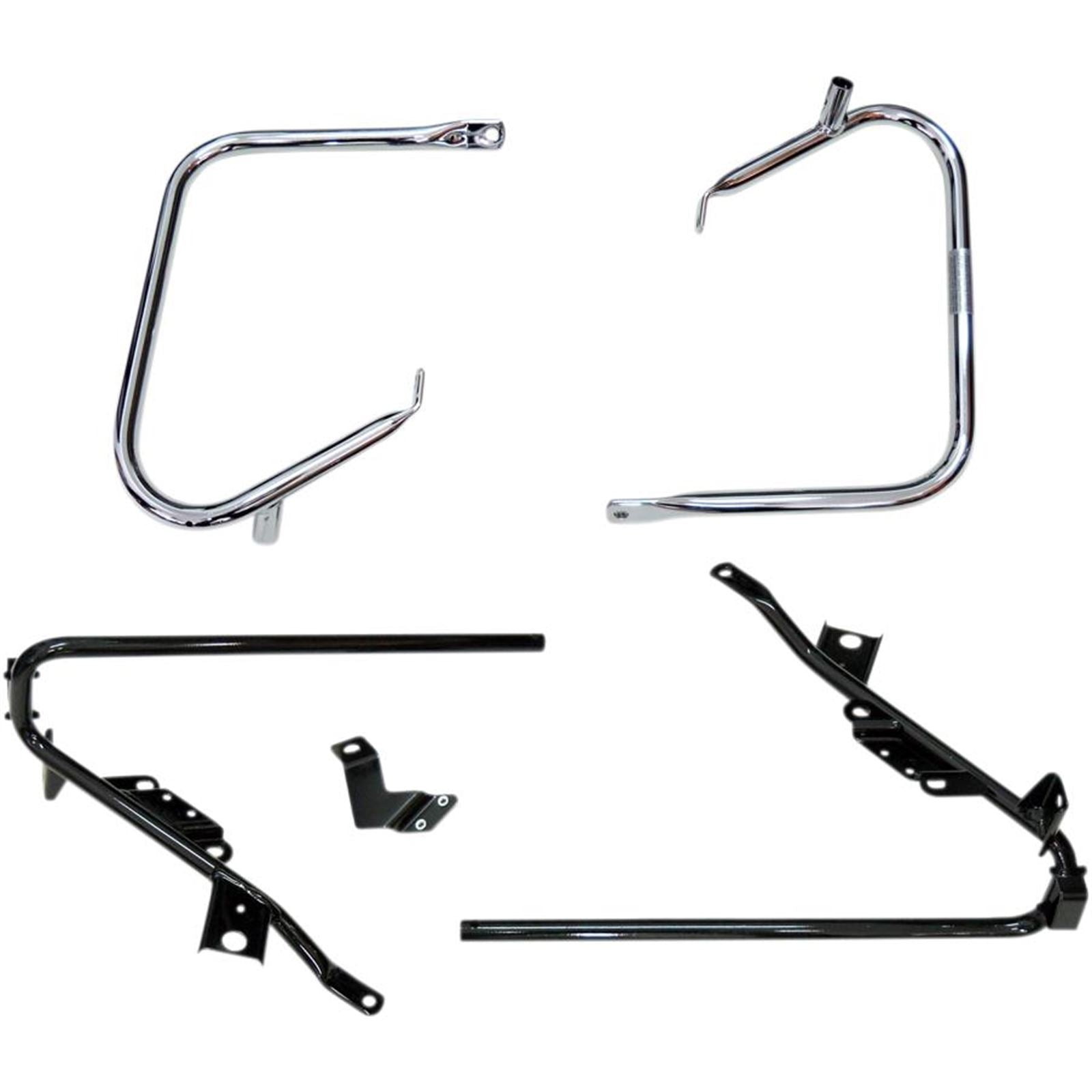 Drag Specialties Saddlebag Support Kit - 97-08 FLT - Chrome 3501-1243_254062