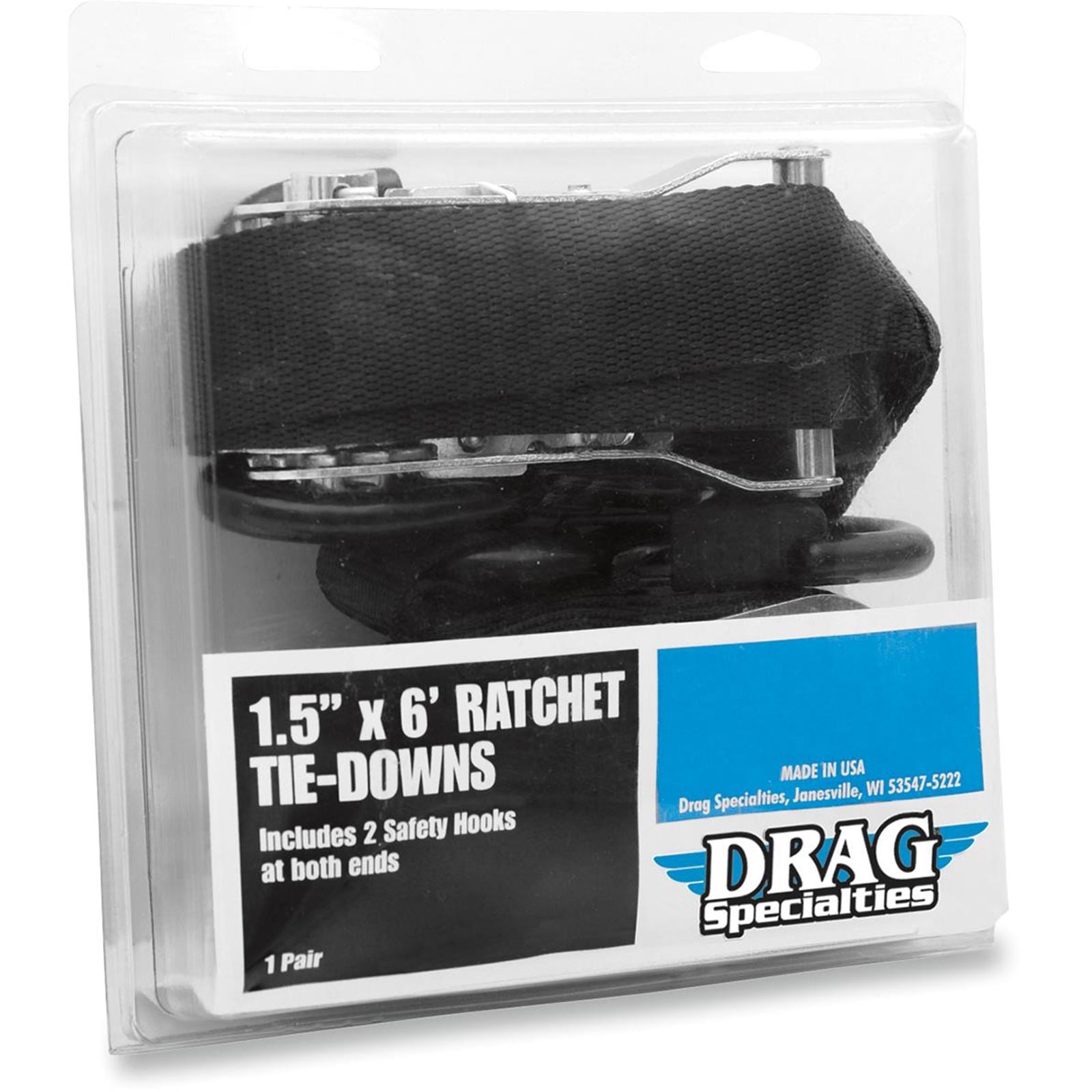 Drag Specialties Tie-Down Ratchet - 1.5"x6' 3920-0181_254206