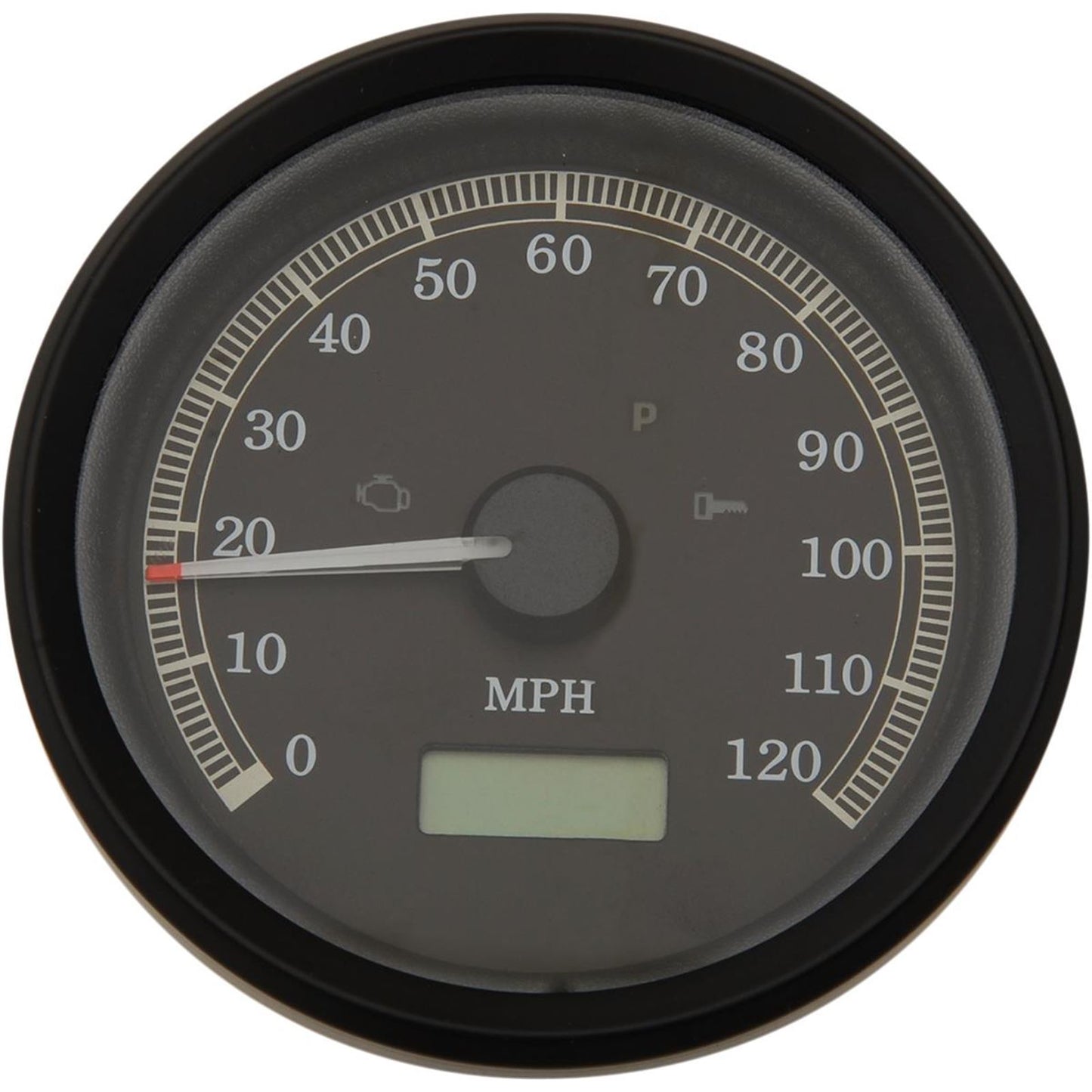 Drag Specialties 3-3/8" MPH Universal Programmable Electronic Speedometer - Black 2210-0389_254246