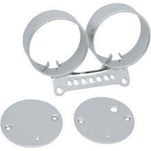 Drag Specialties Dual Chrome Gauge Bracket 2210-0198_254288