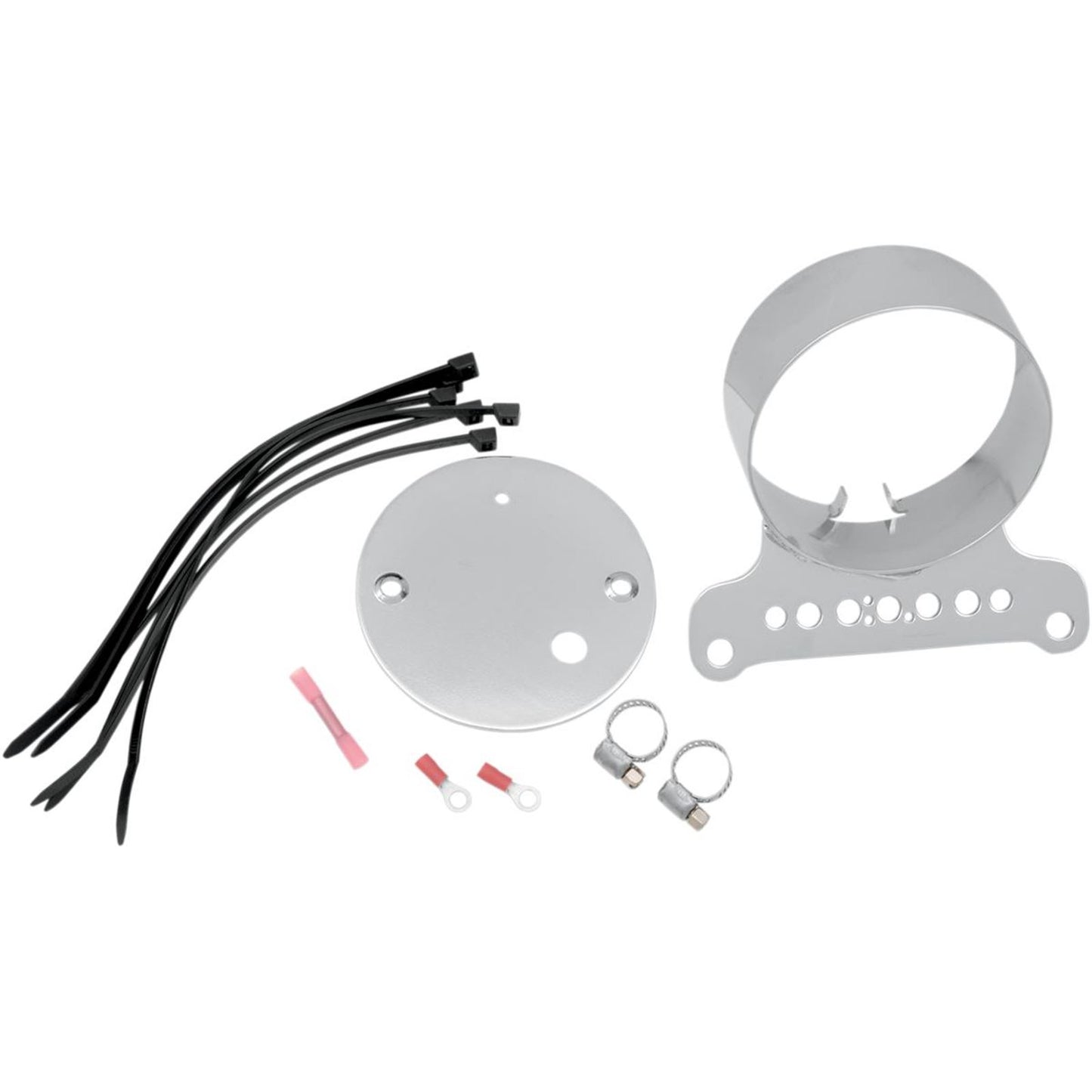 Drag Specialties Single Chrome Gauge Bracket 2210-0199_254289