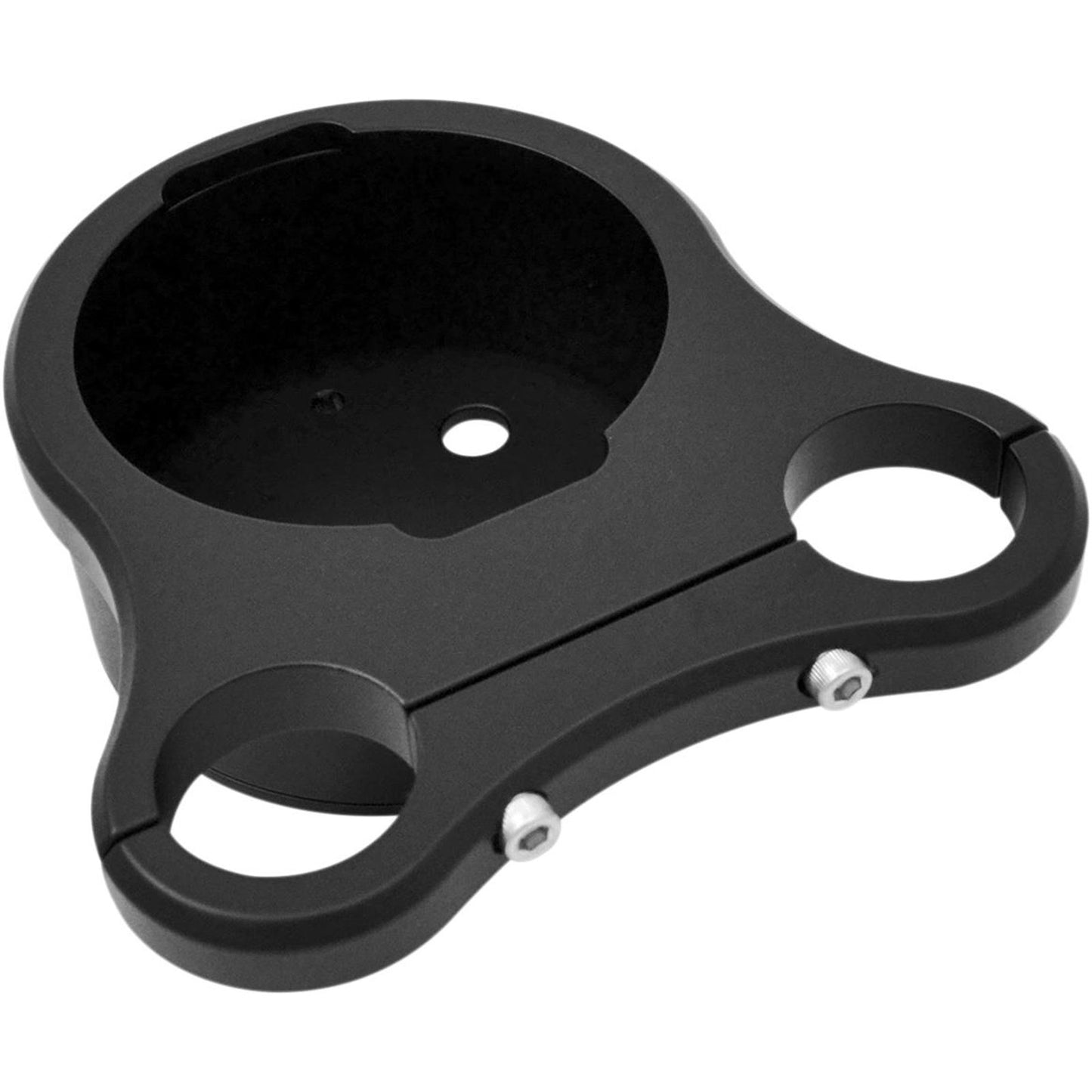 Drag Specialties 1.25" T-Bar Single Gauge Mount - Flat Black 2201-0201_254309