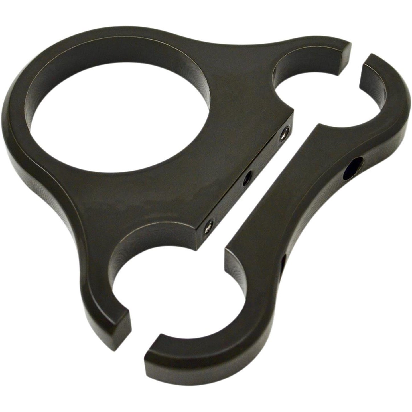 Drag Specialties 1.25" T-Bar Single Gauge Mount - Gloss Black - For 2.375/2.4" Mini Gauge 2201-0202_254312