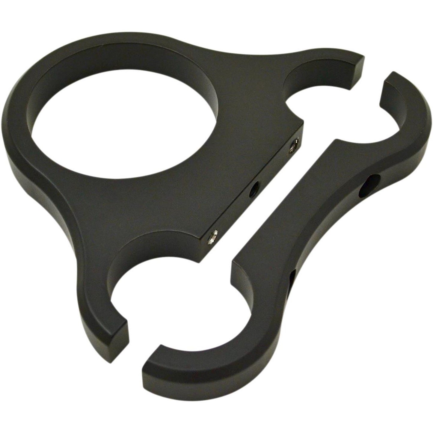 Drag Specialties 1.25" T-Bar Single Gauge Mount - Flat Black - For 2.375/2.4" Mini Gauge 2201-0203_254314