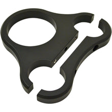 Drag Specialties 1.25" T-Bar Single Gauge Mount - Flat Black - For 2.375/2.4" Mini Gauge 2201-0203_254314