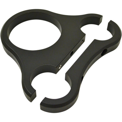 Drag Specialties 1.25" T-Bar Single Gauge Mount - Flat Black - For 2.375/2.4" Mini Gauge 2201-0203_254314