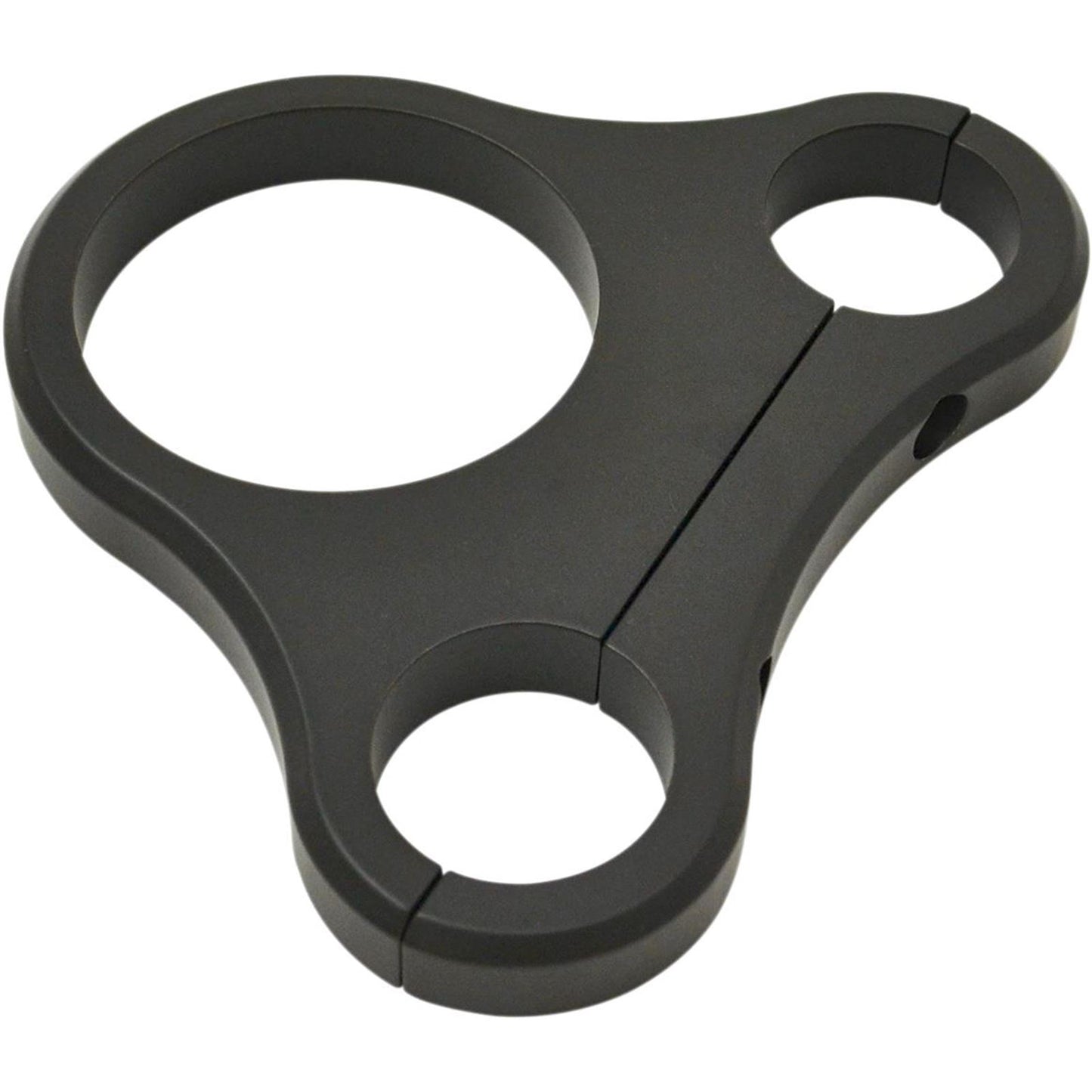 Drag Specialties 1.25" T-Bar Single Gauge Mount - Flat Black - For 2.375/2.4" Mini Gauge 2201-0203_254315