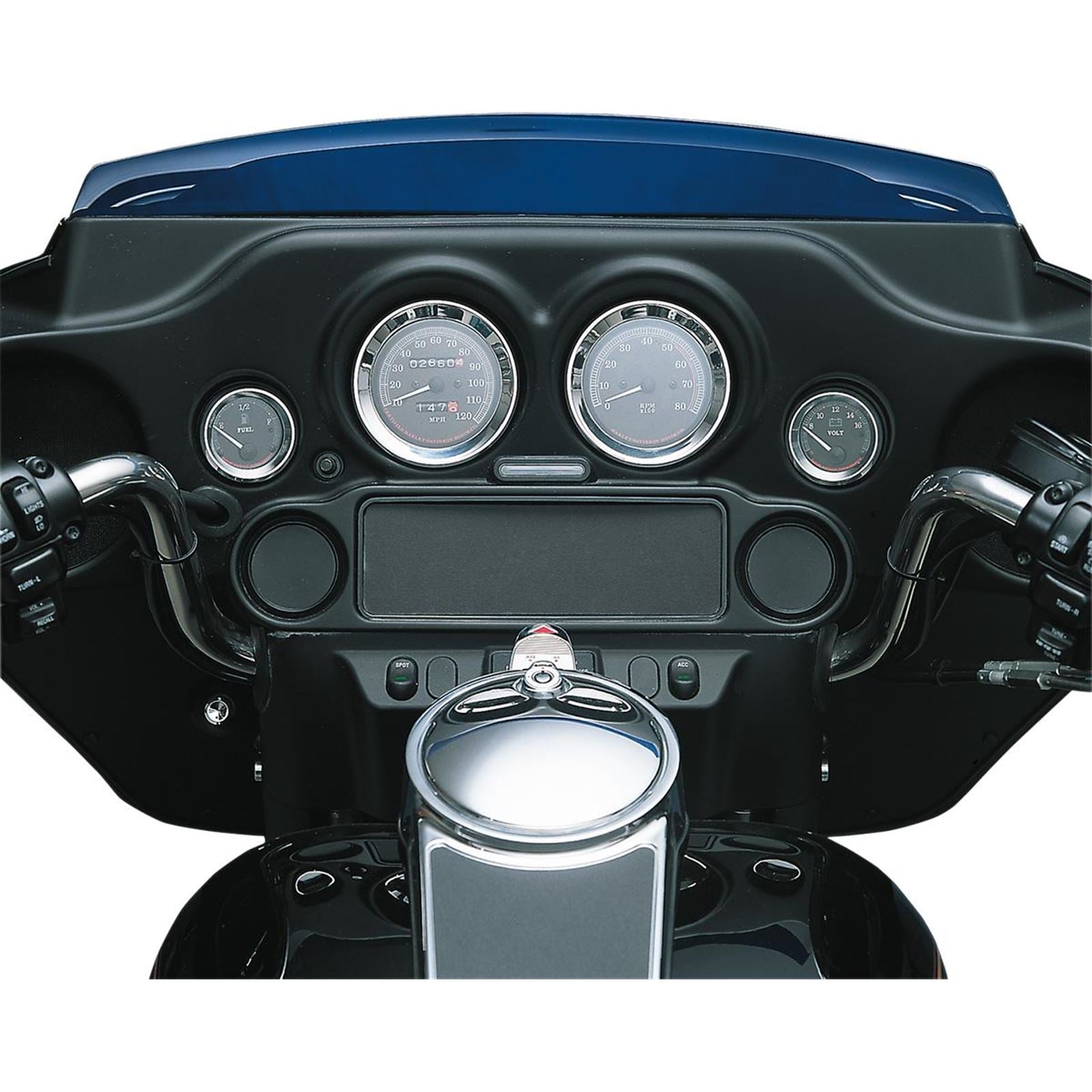 Drag Specialties Instrument Gauge Bezel - Chrome 2202-0060_254320