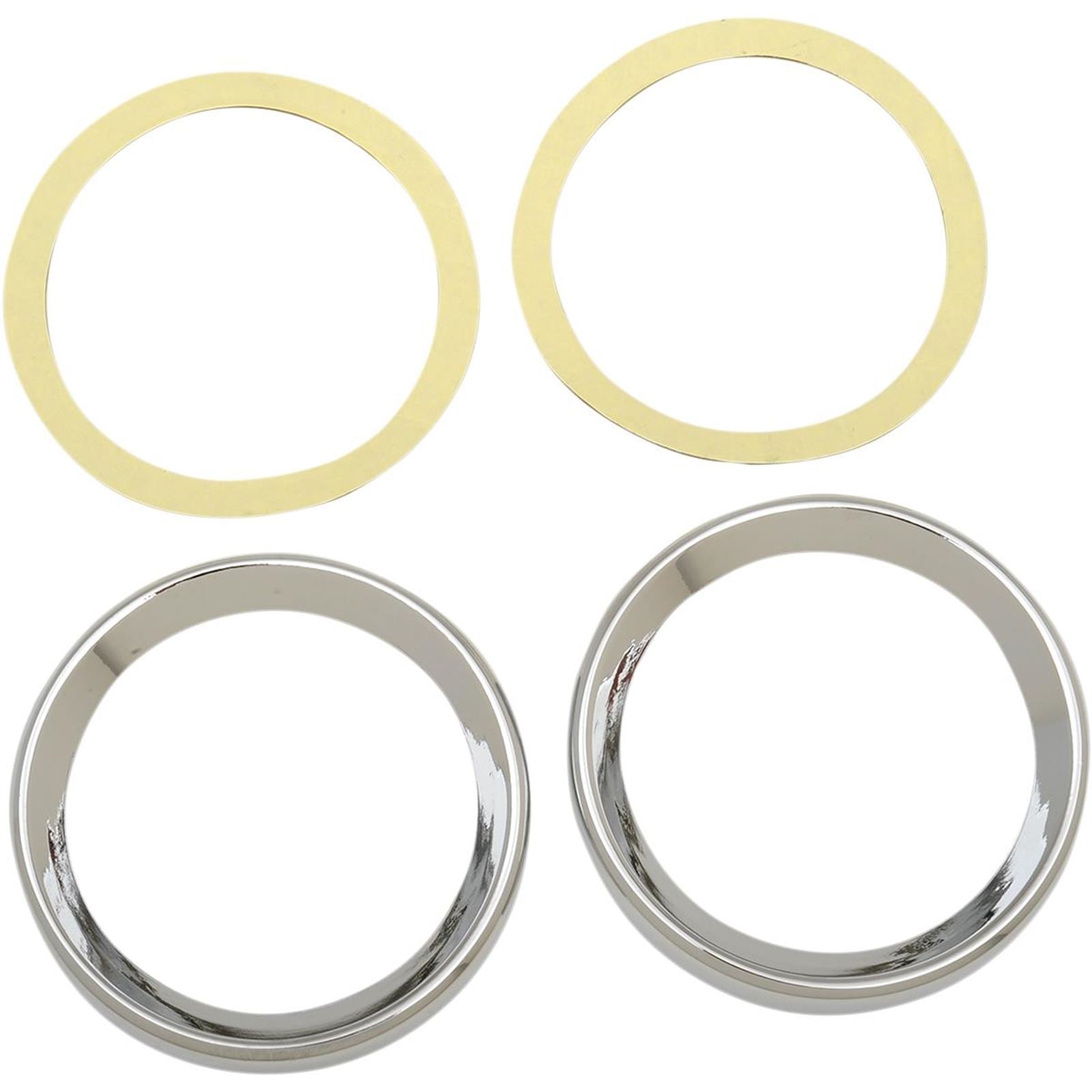 Drag Specialties Instrument Gauge Bezel - Chrome 2202-0060_254322