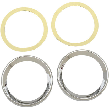 Drag Specialties Instrument Gauge Bezel - Chrome 2202-0060_254322